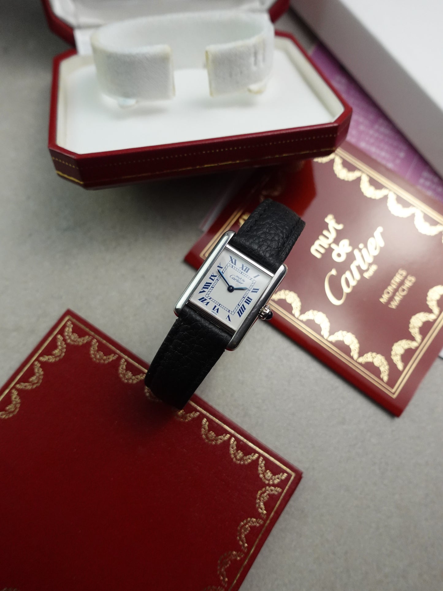 Must de Cartier Tank in silver SM Quartz