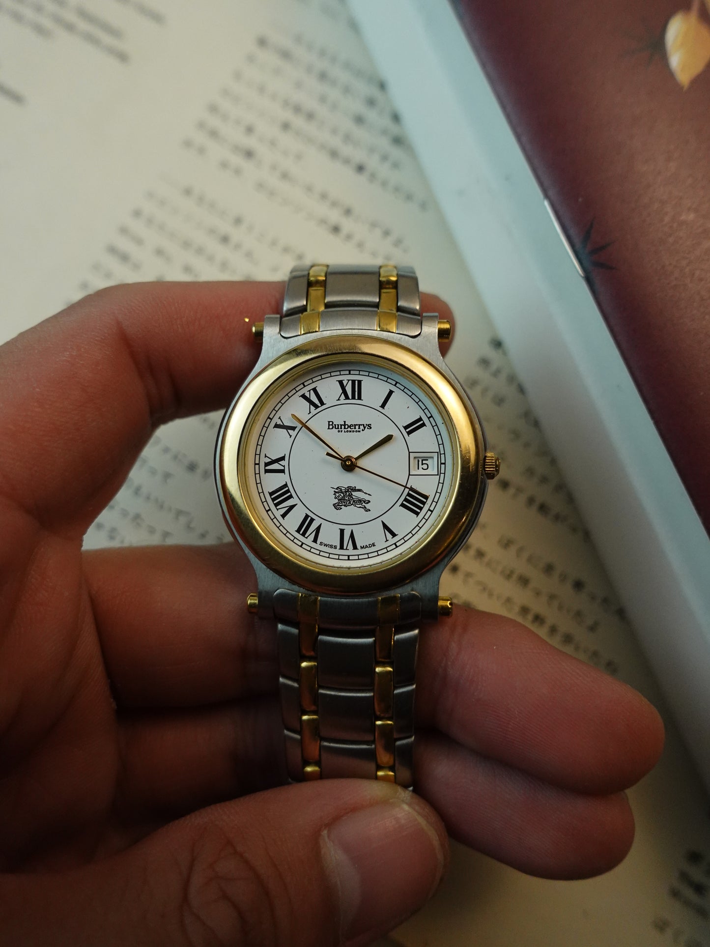 Men's Burberry 8100 Swiss made