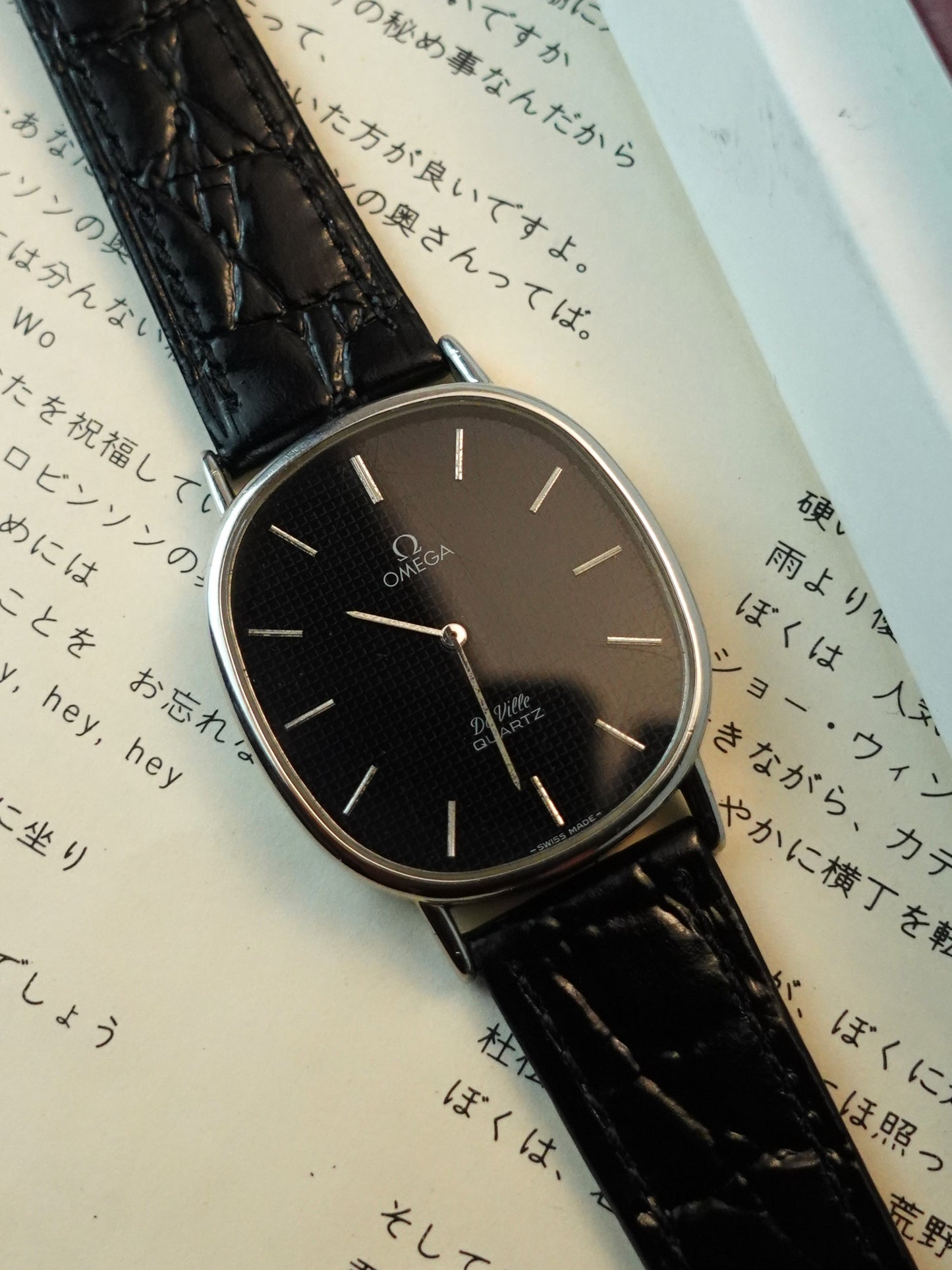 Omega De-ville Elipse Waffle dial Quartz (with Spider Dial)