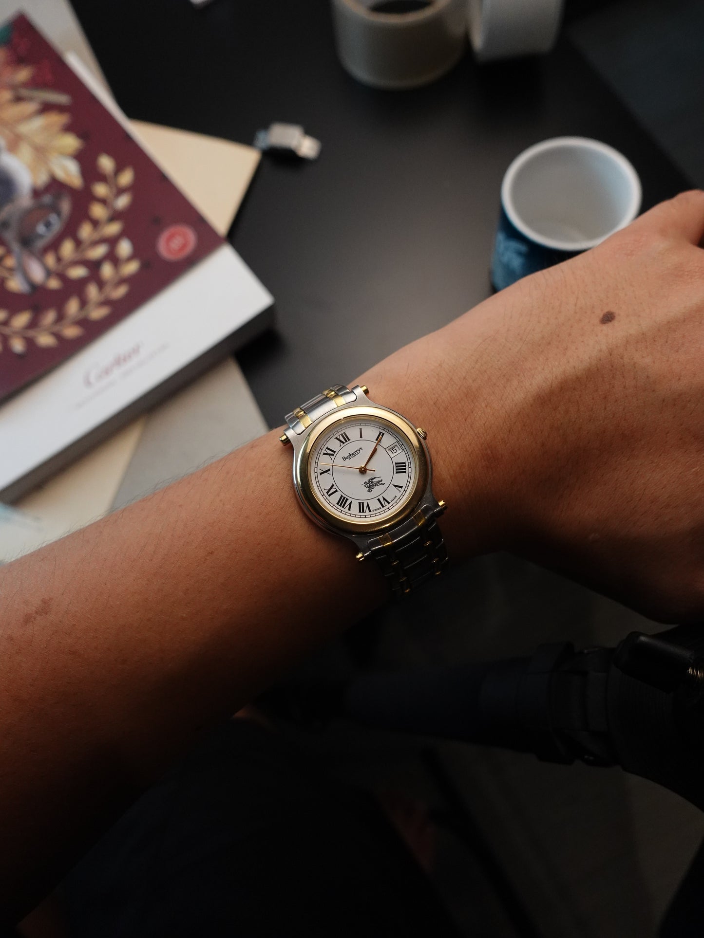 Men's Burberry 8100 Swiss made