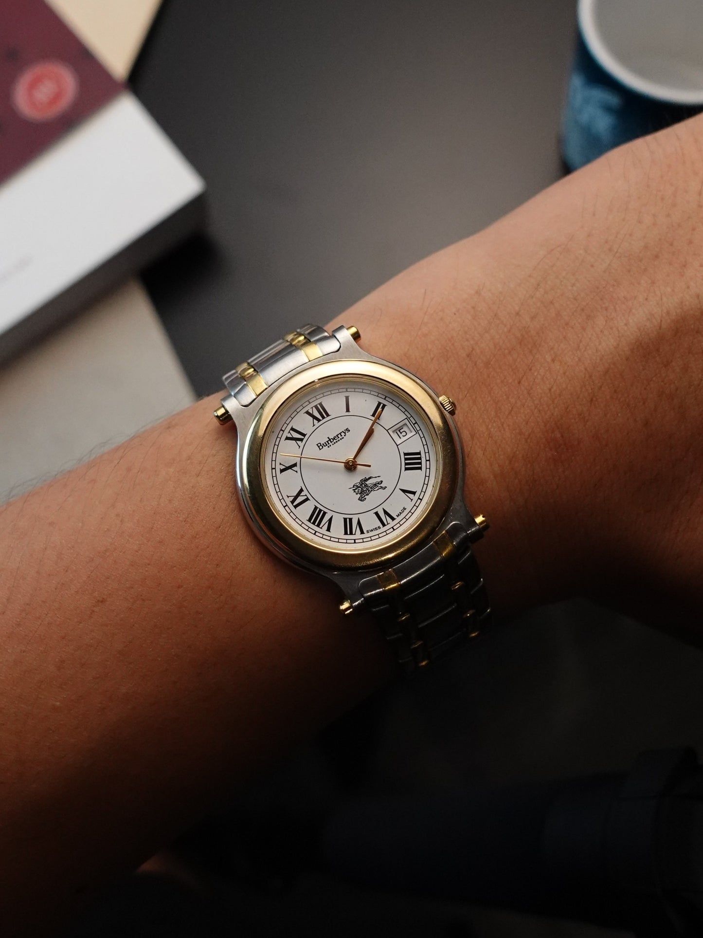 Men's Burberry 8100 Swiss made