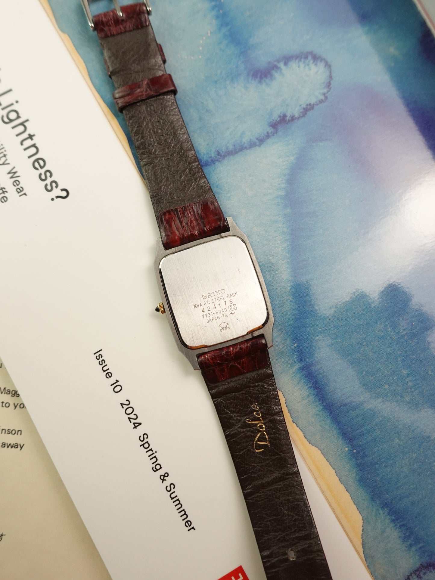 Seiko Dolce 7731-5040 with original buckle and strap