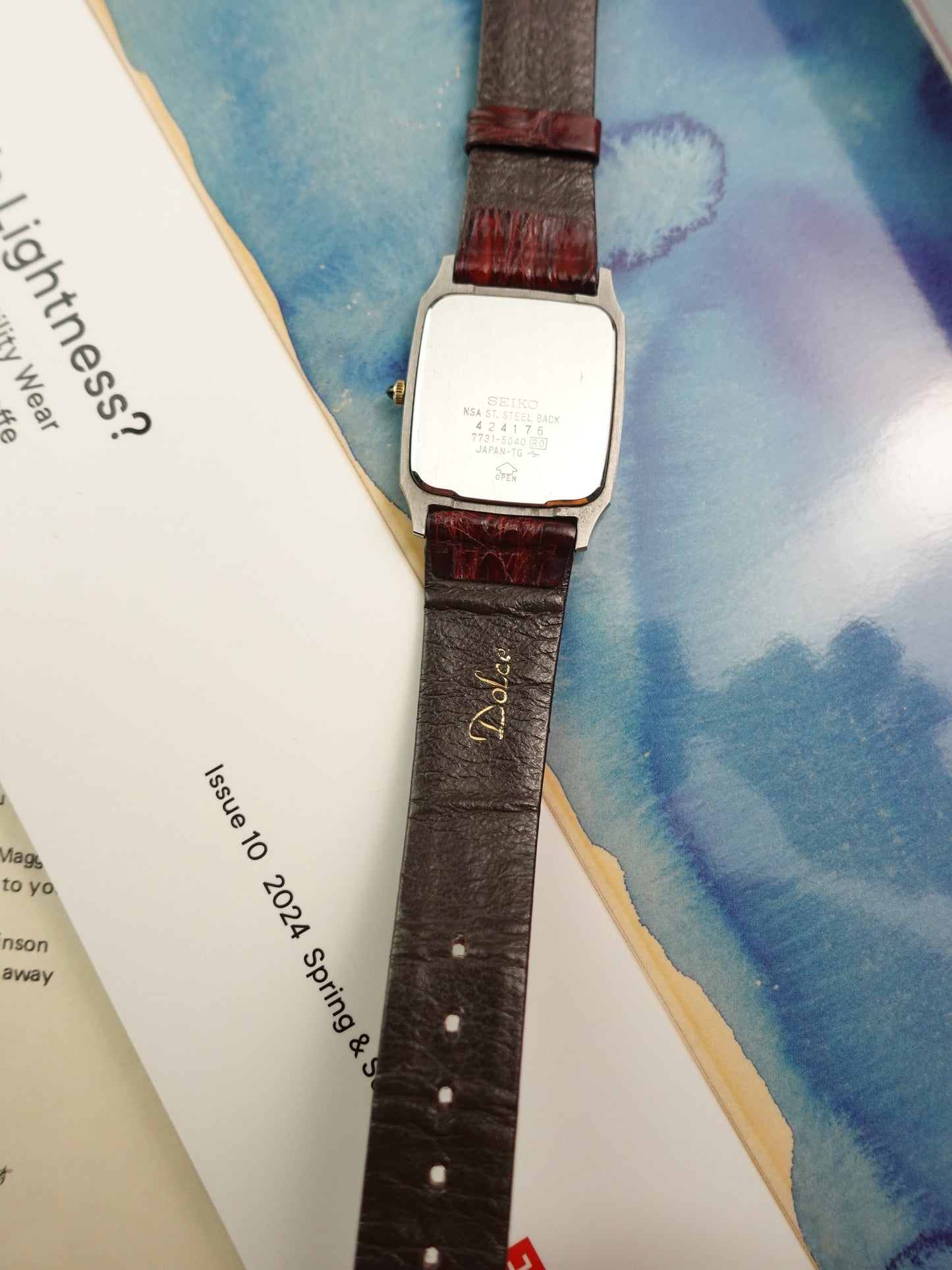 Seiko Dolce 7731-5040 with original buckle and strap