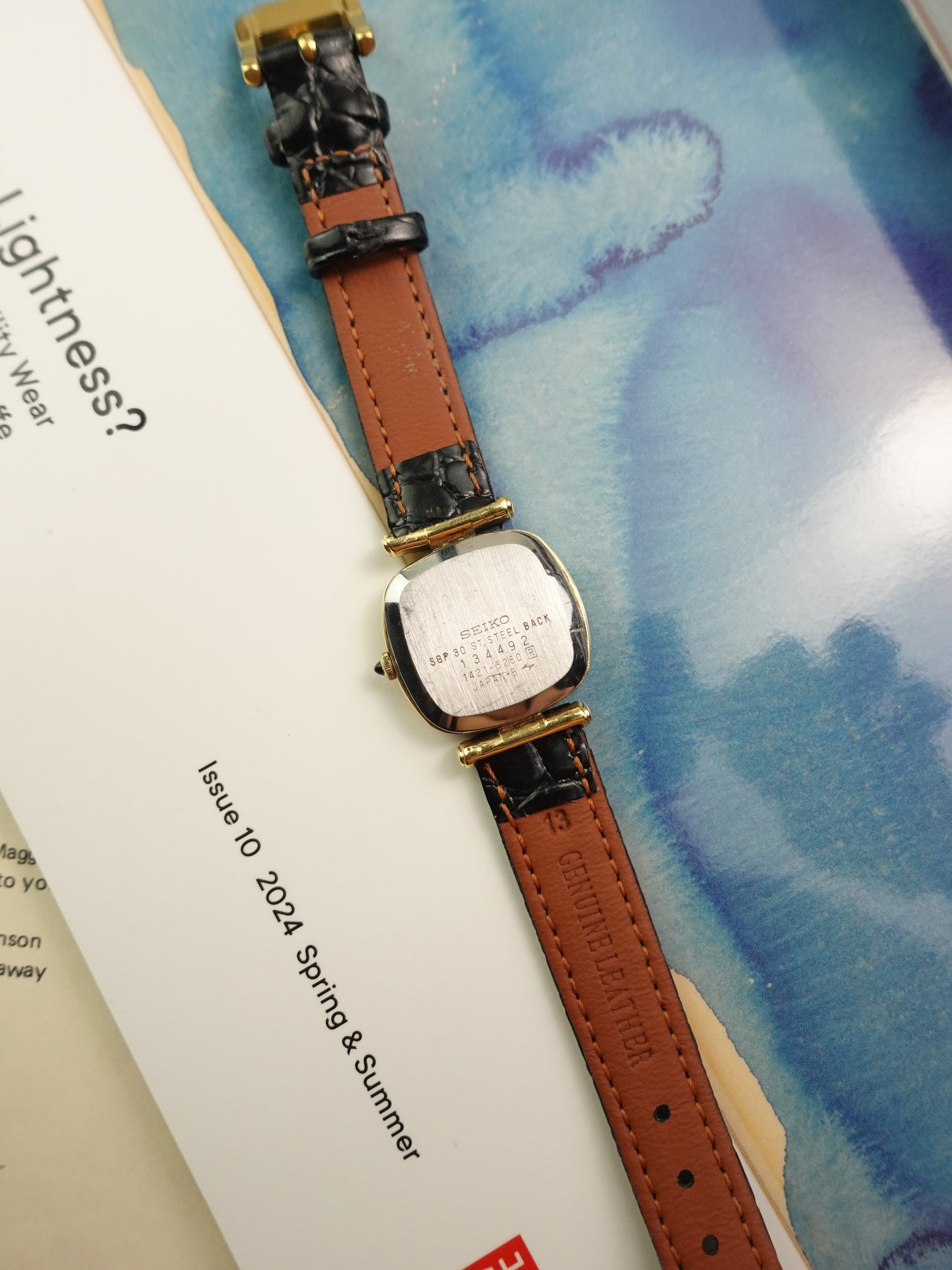 Ladies Seiko Exceline T-lugs with original buckle