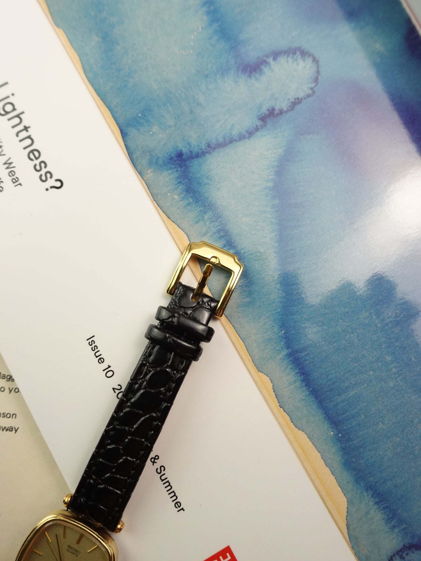 Ladies Seiko Exceline T-lugs with original buckle