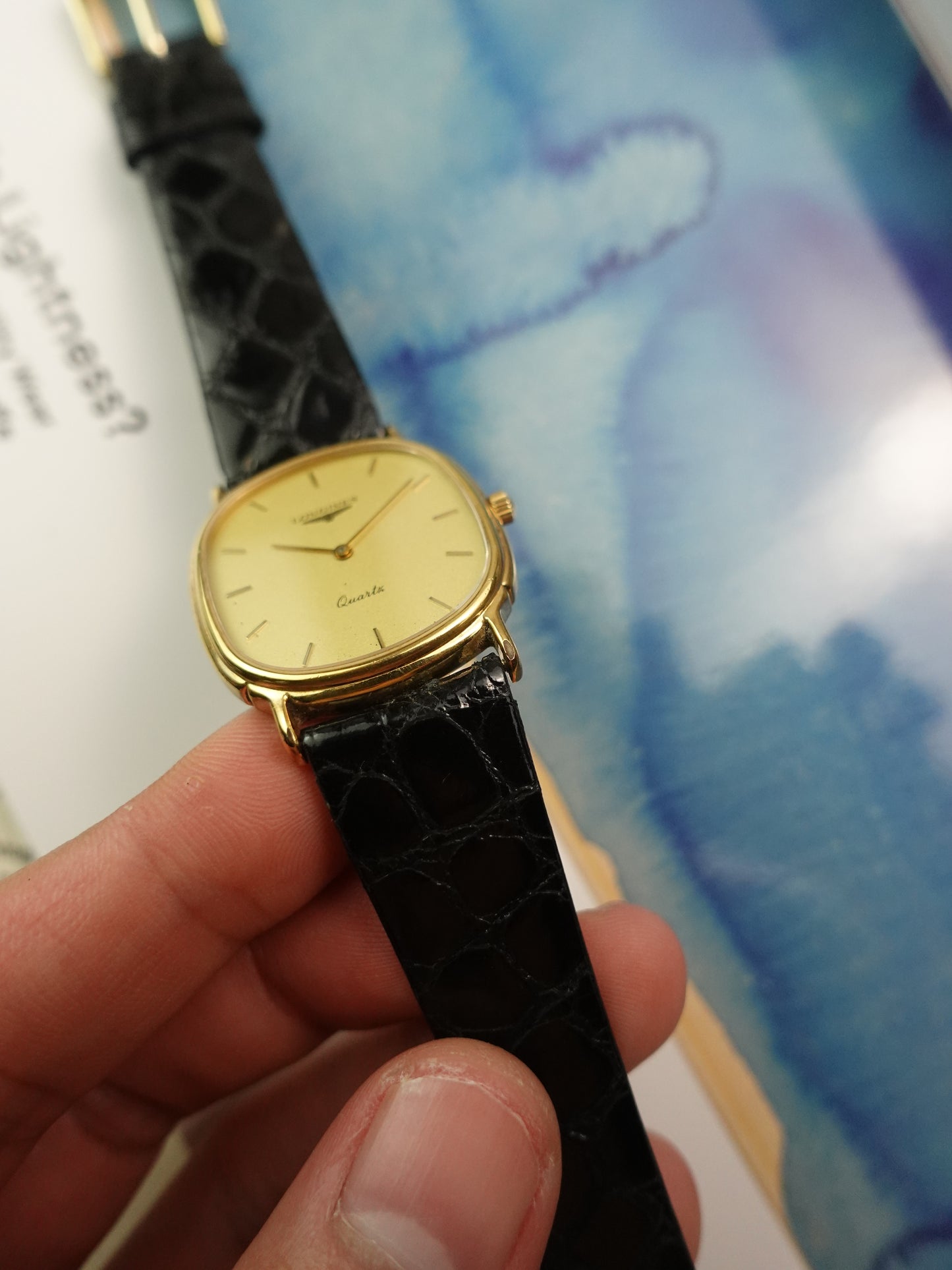 Longines Elipse Quartz 1980s with a step bezel