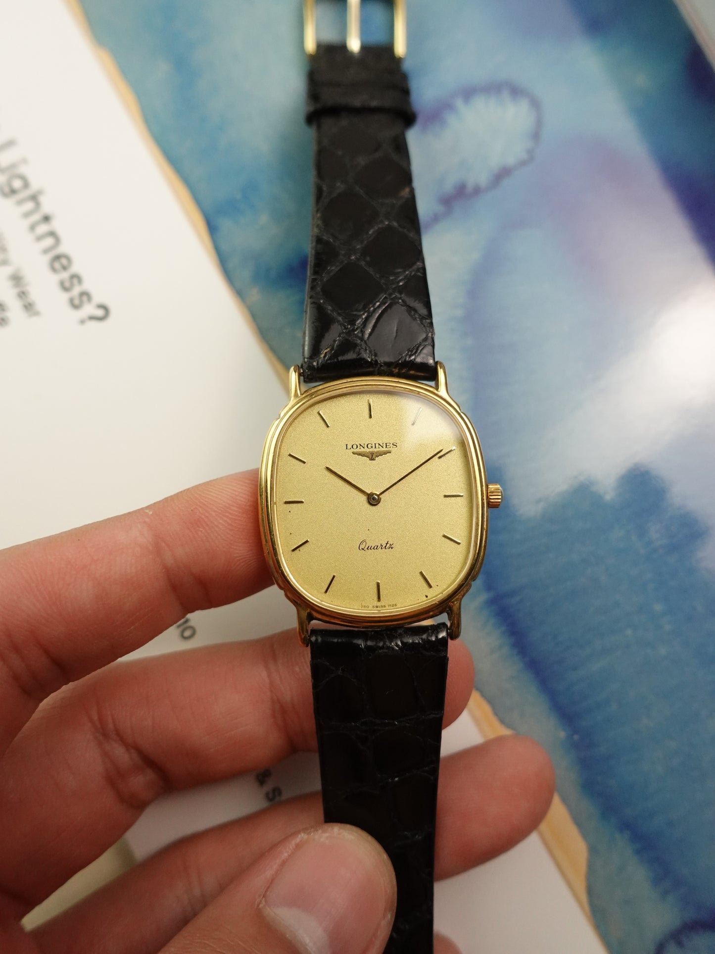 Longines Elipse Quartz 1980s with a step bezel