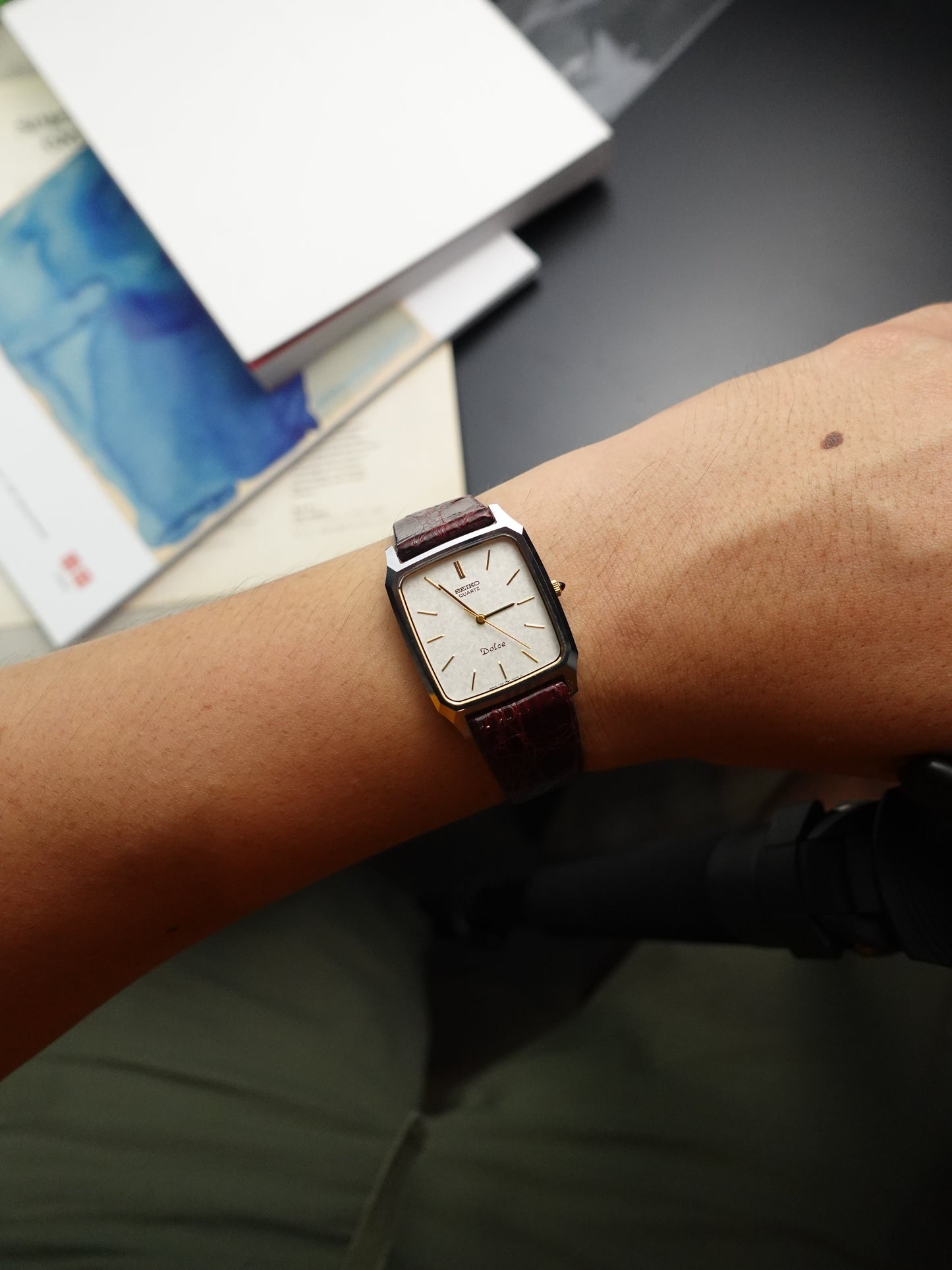Seiko Dolce 7731-5040 with original buckle and strap