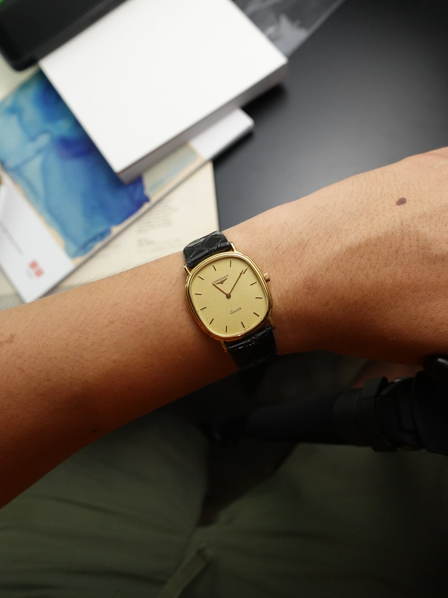 Longines Elipse Quartz 1980s with a step bezel