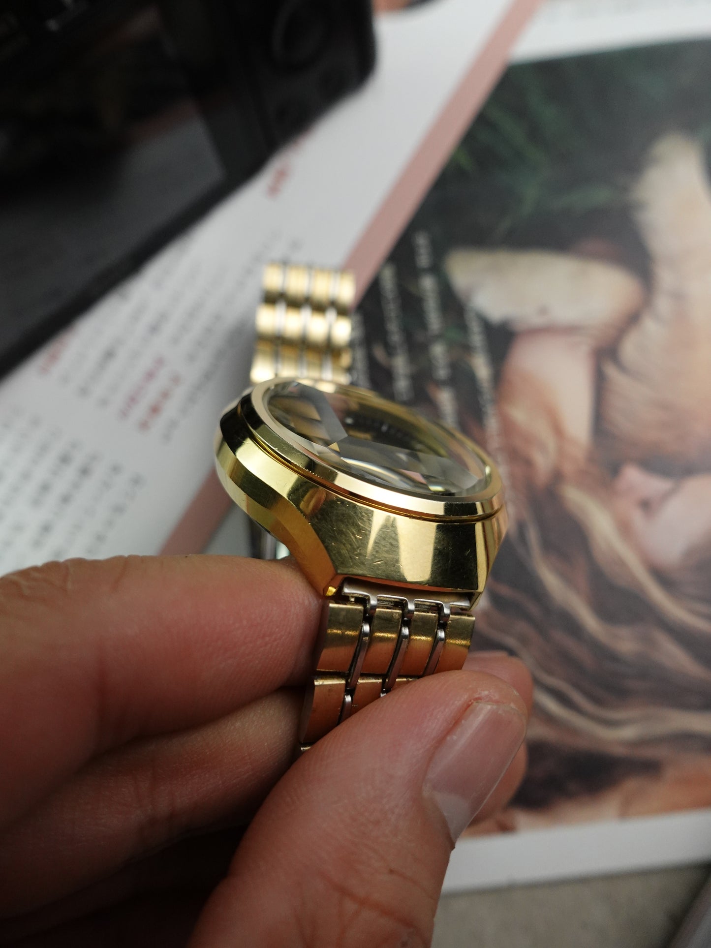 Seiko 5 Automatic Helmut Case with Faceted Glass