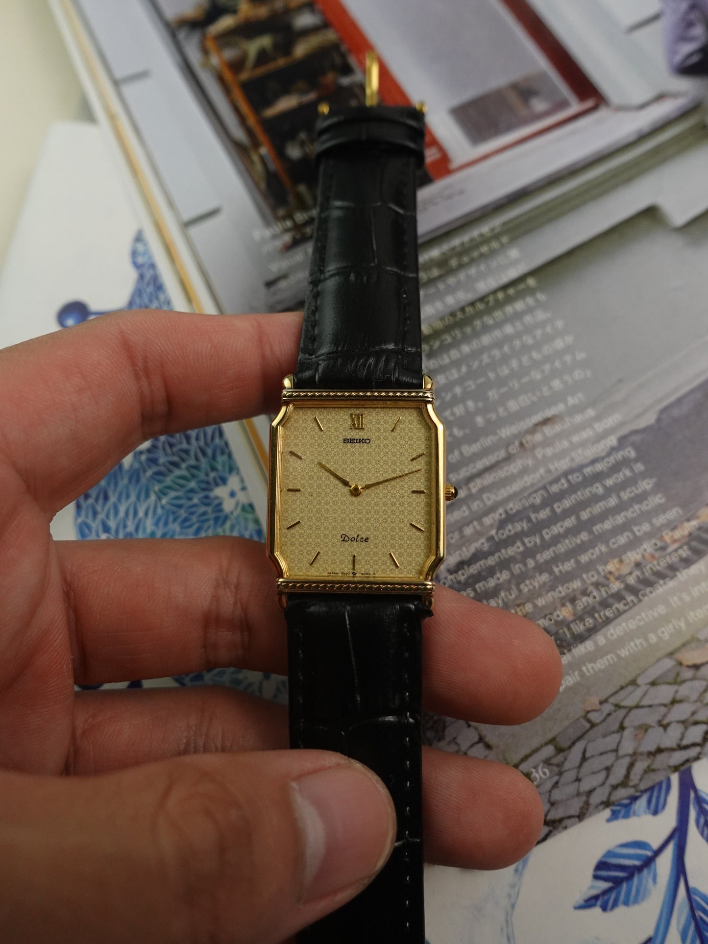 Seiko Dolce 9530-5040 art deco case
