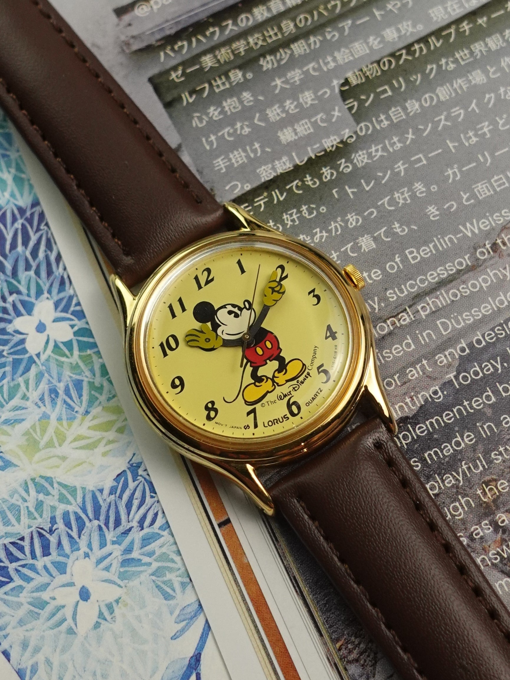 80s Seiko Lorus Mickey hands Quartz1