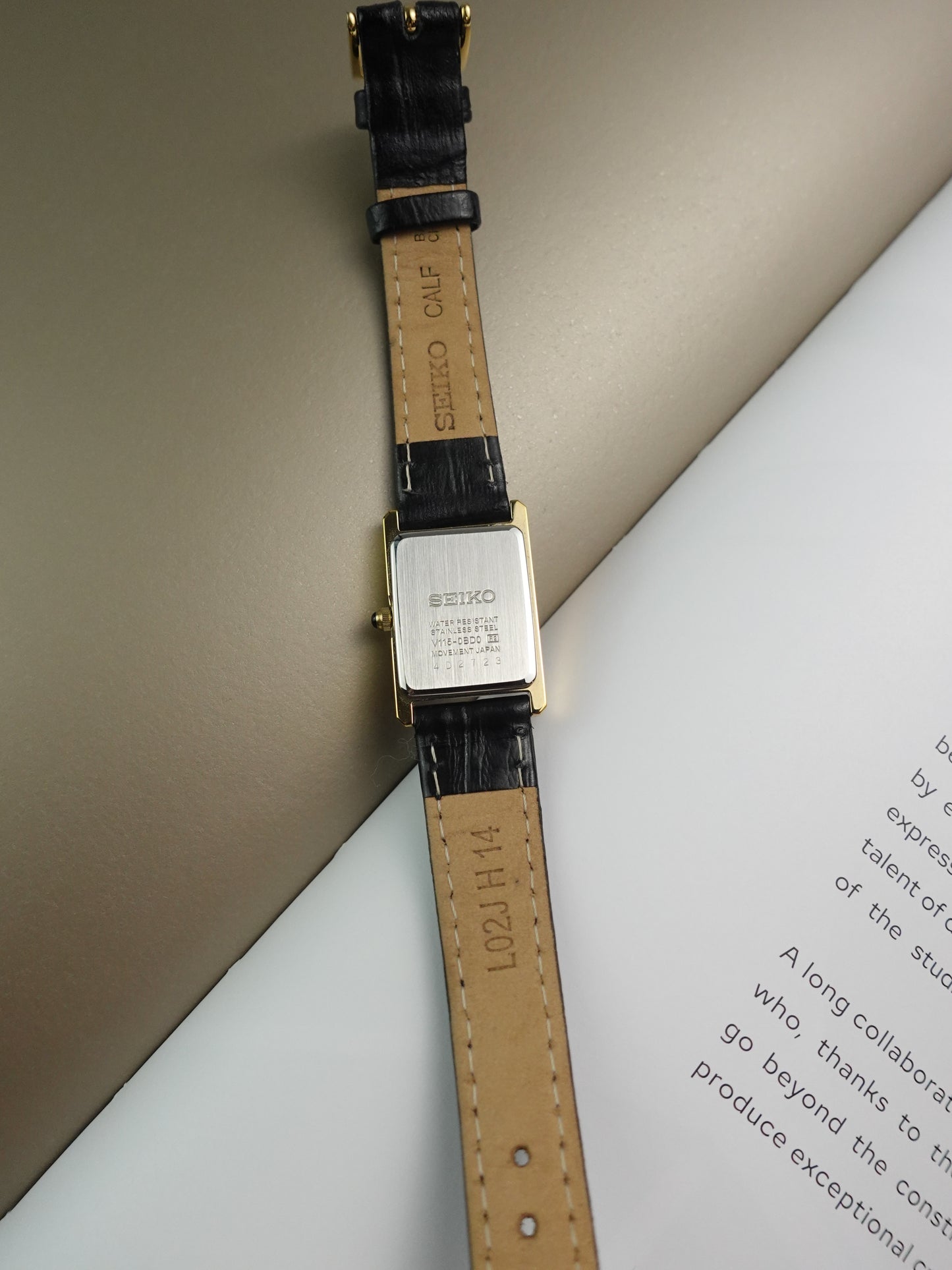 Ladies Seiko Tank Solar SWR054