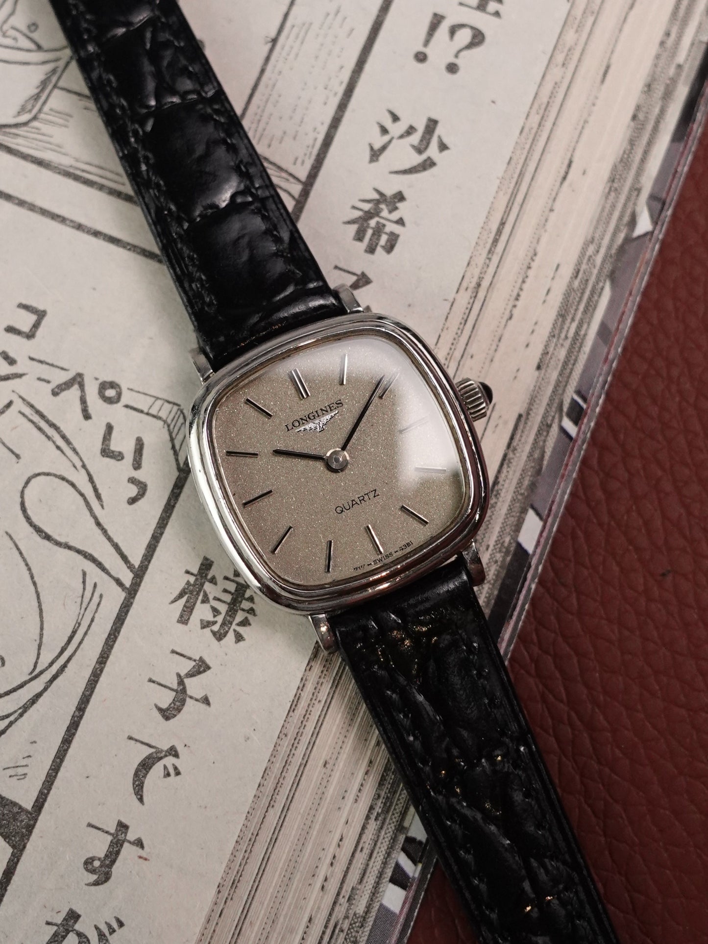 Ladies Longines Quartz with original buckle. Ref 4351 1