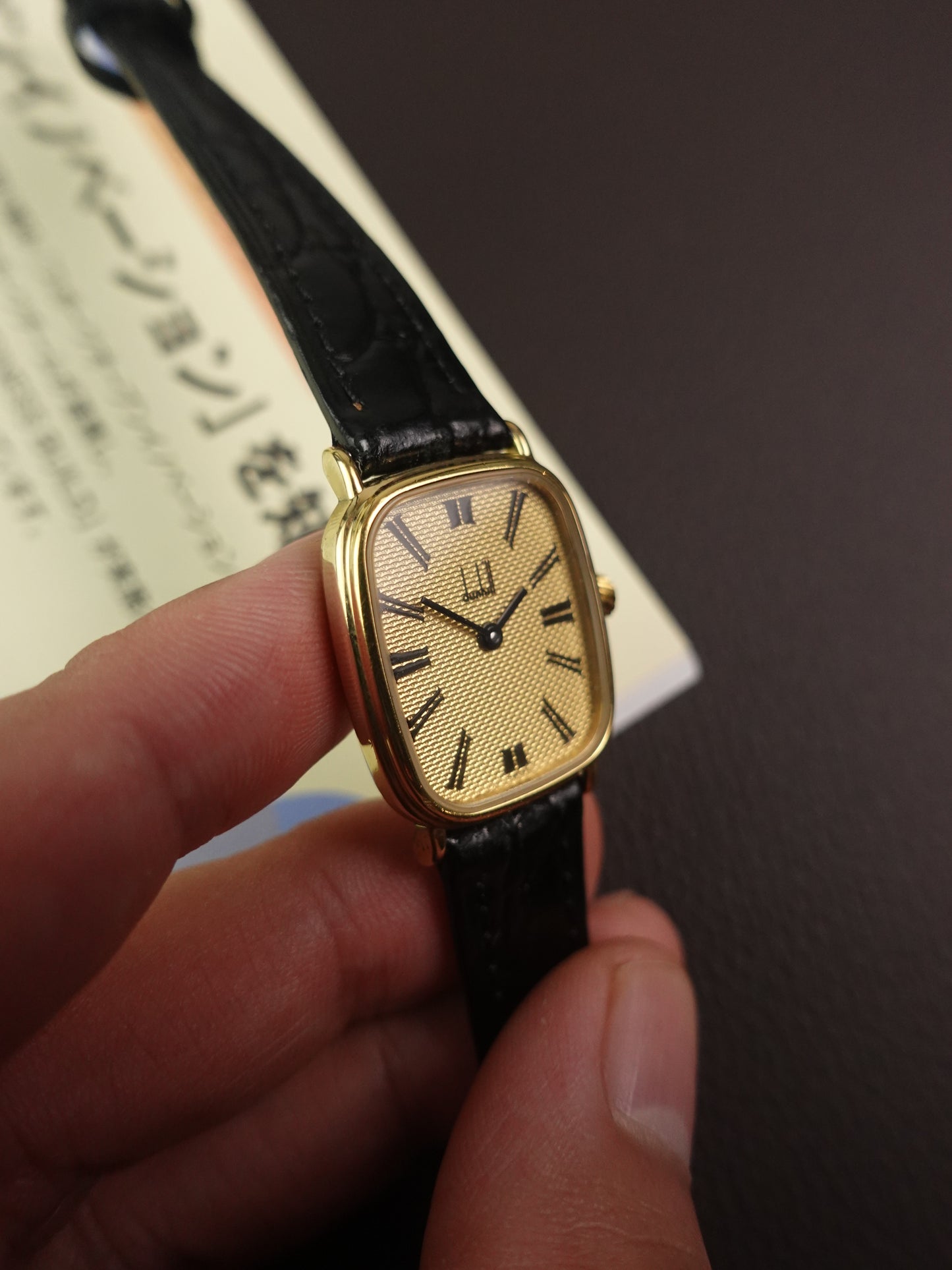 Dunhill Classic Tank Quartz Swiss made