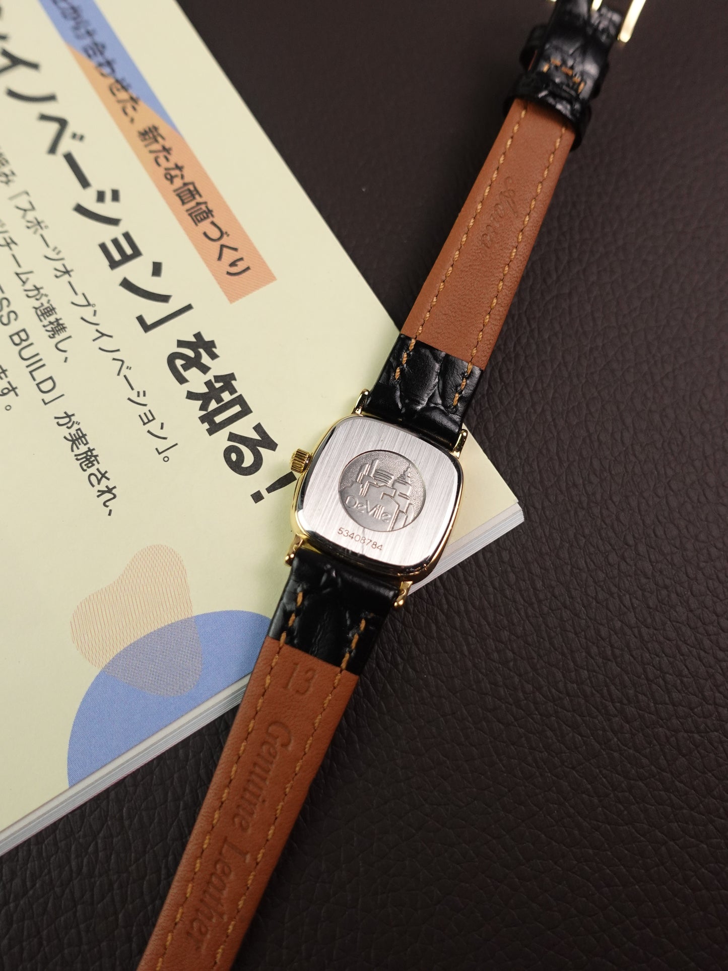 Ladies Omega De ville Cushion Case Circa 2000s Quartz