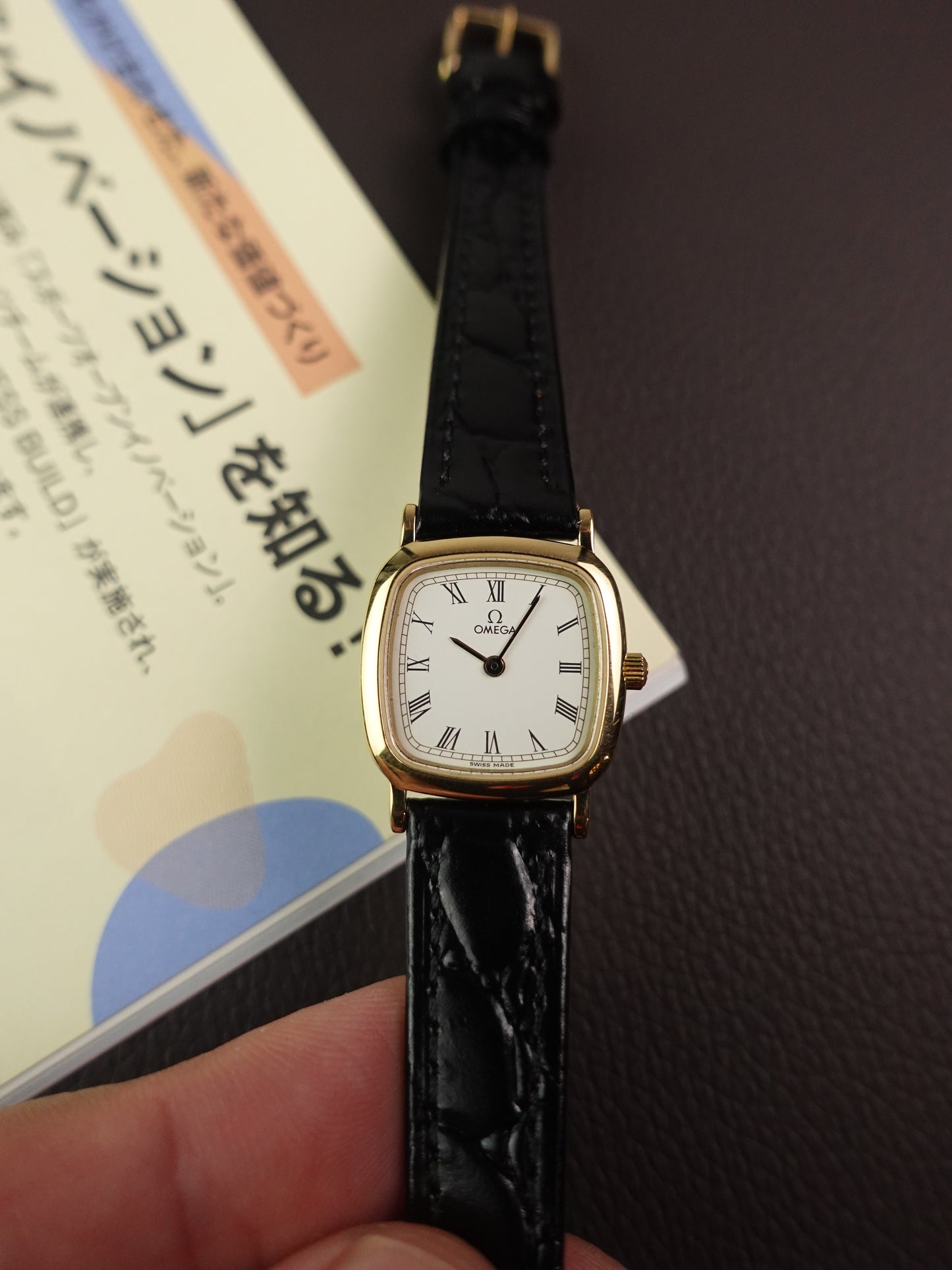 Ladies Omega De ville Cushion Case Circa 2000s Quartz