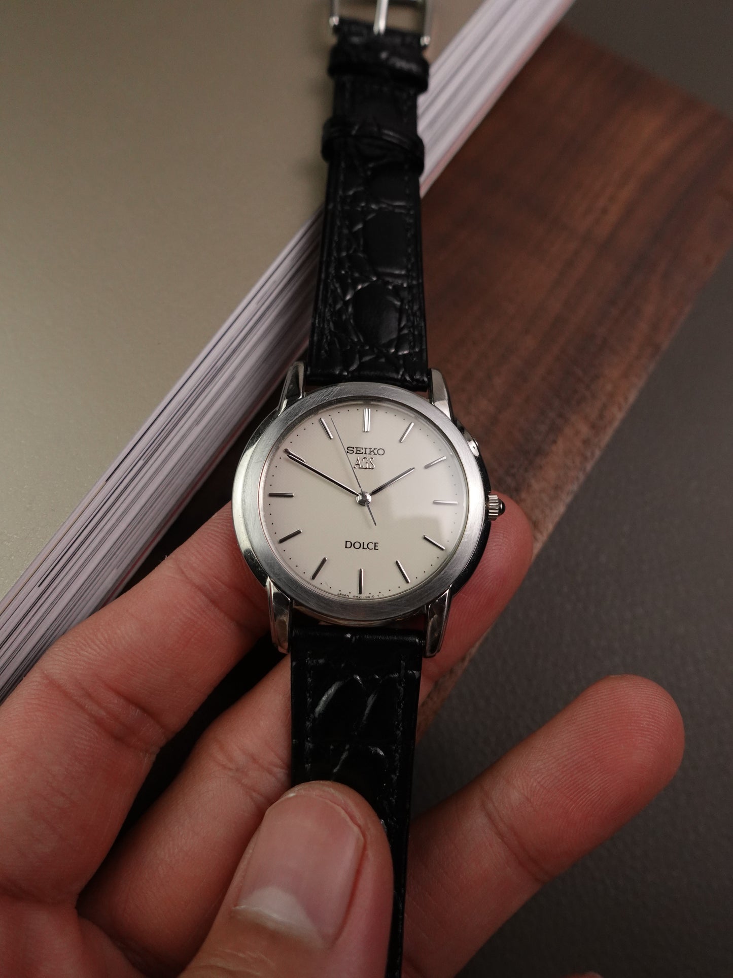 Seiko Dolce AGS (automatic quartz movement)