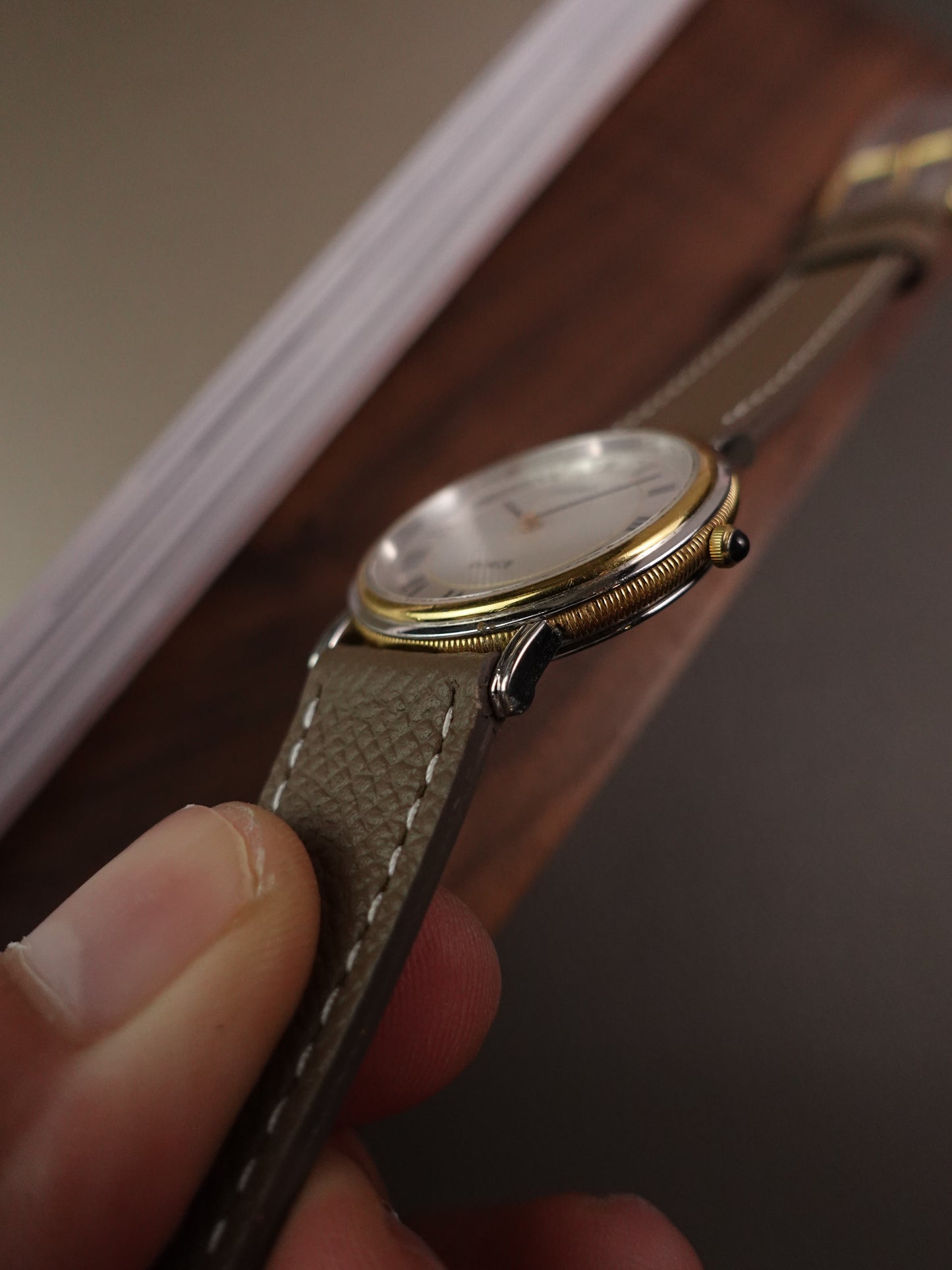 Seiko Dolce 2-tone Dial With 2-tone Coin edge case