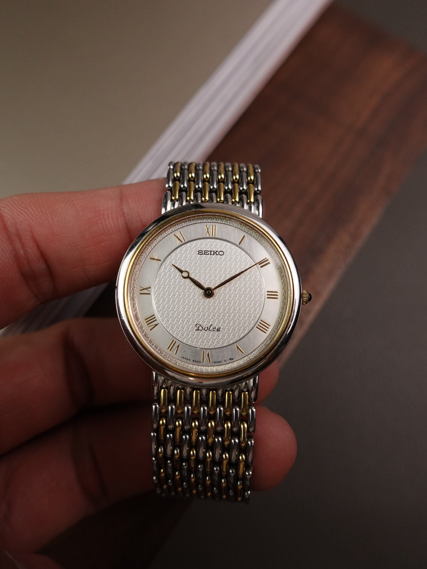 Seiko Dolce Bead of Rice Bracelet 8N40-6030