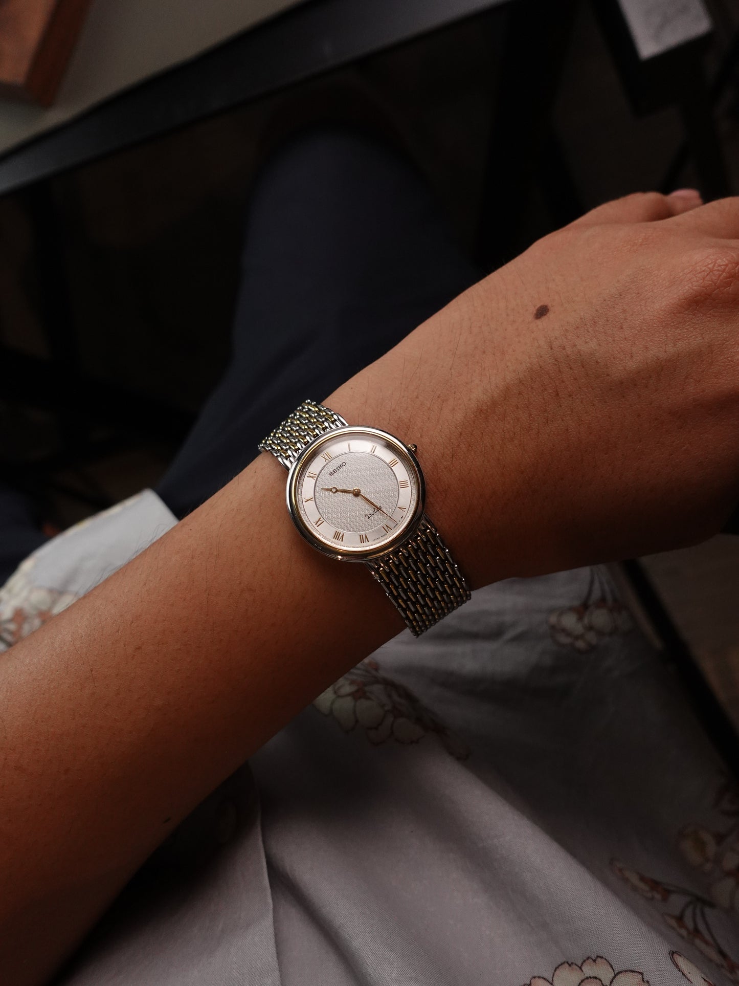 Seiko Dolce Bead of Rice Bracelet 8N40-6030