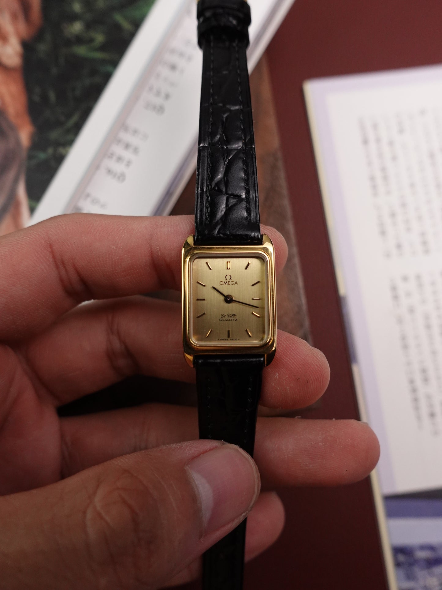 Ladies Omega De-ville Quartz with original buckle