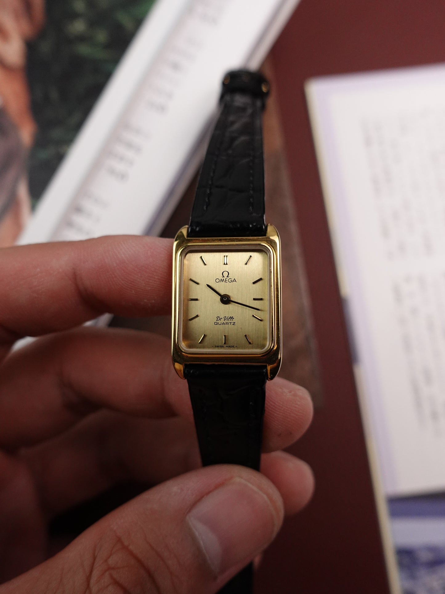 Ladies Omega De-ville Quartz with original buckle
