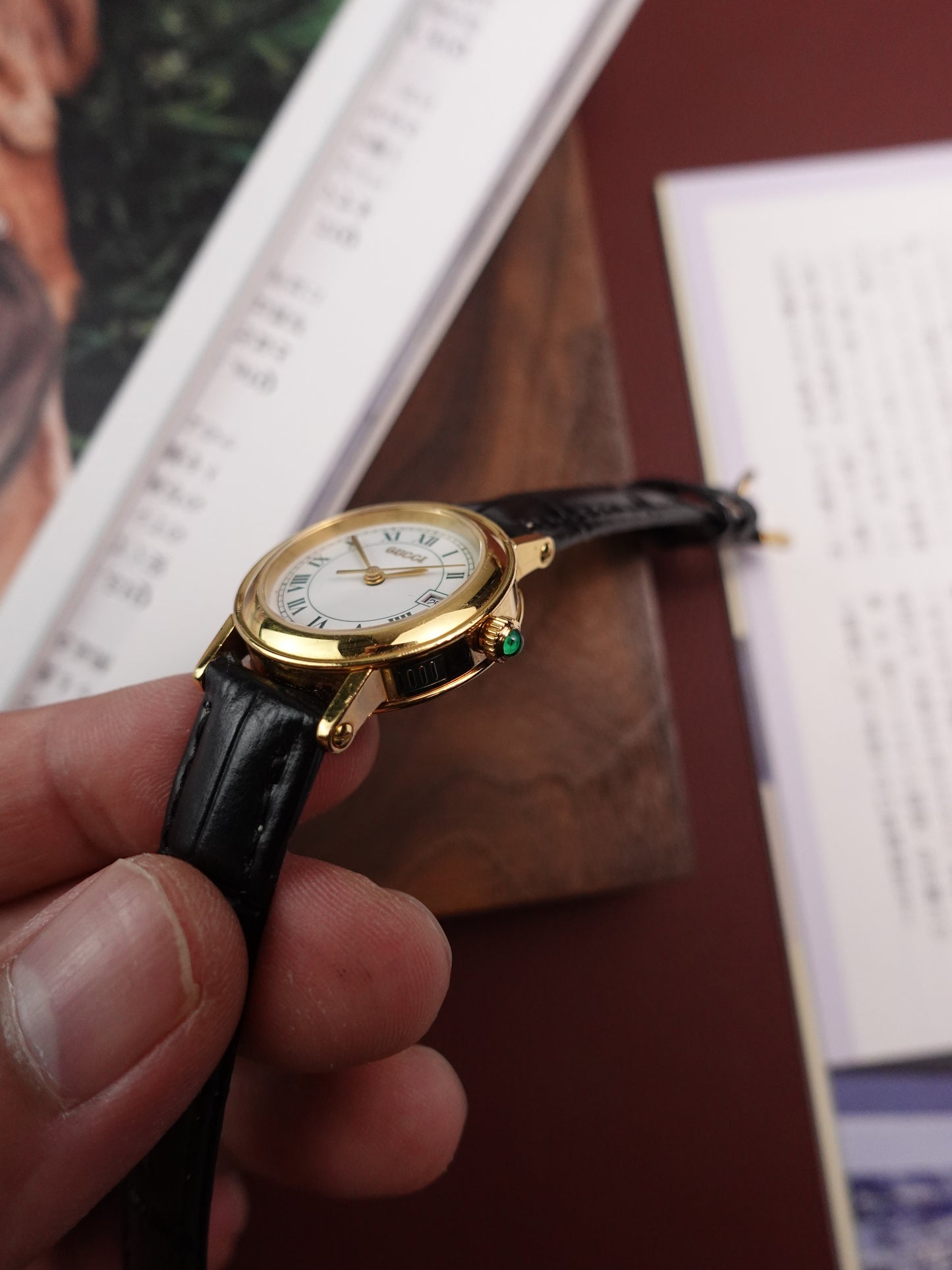 Gucci Classic Green Roman numerals