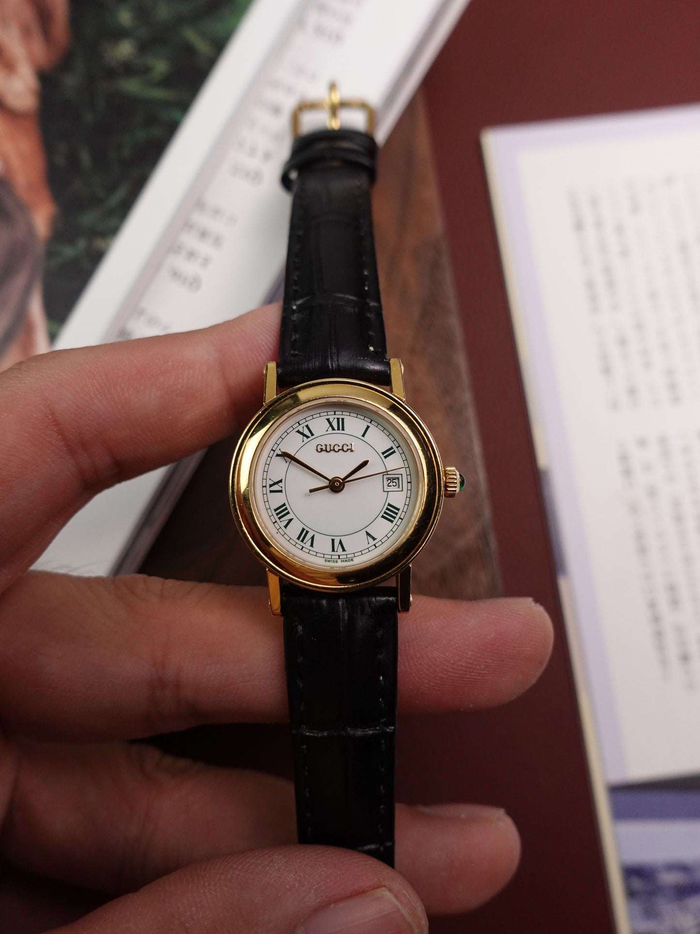 Gucci Classic Green Roman numerals