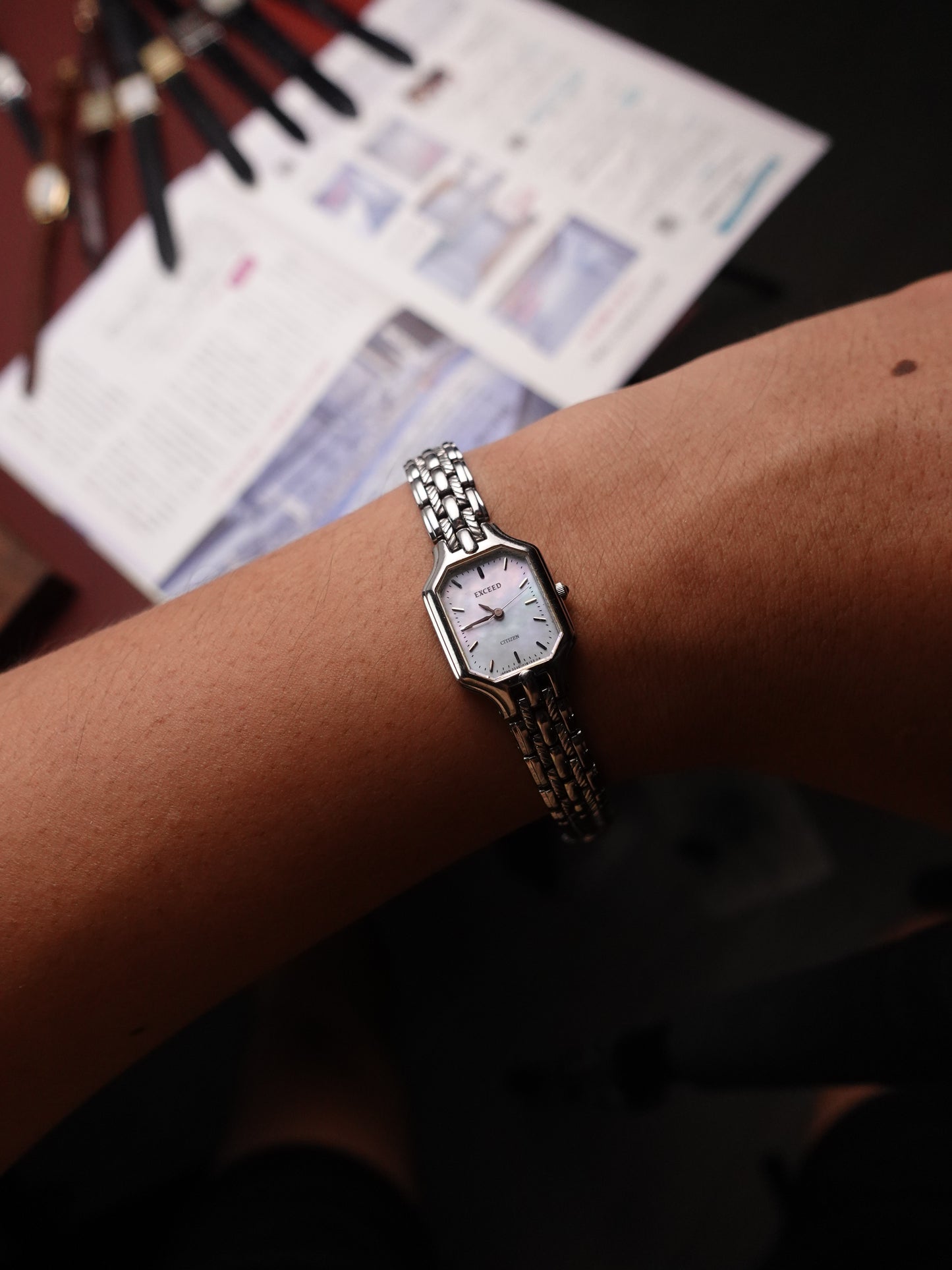 Ladies Citizen Exceed octo mother of pearl dial quartz