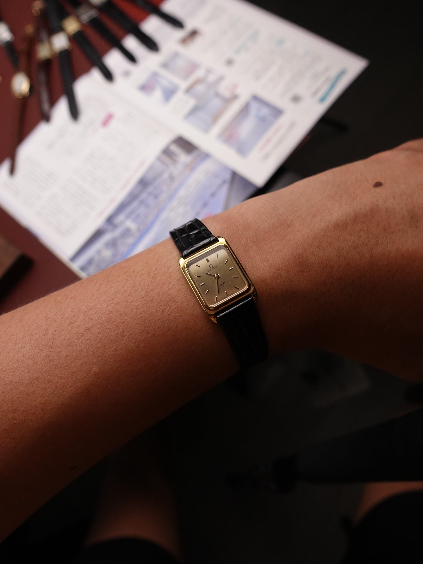 Ladies Omega De-ville Quartz with original buckle