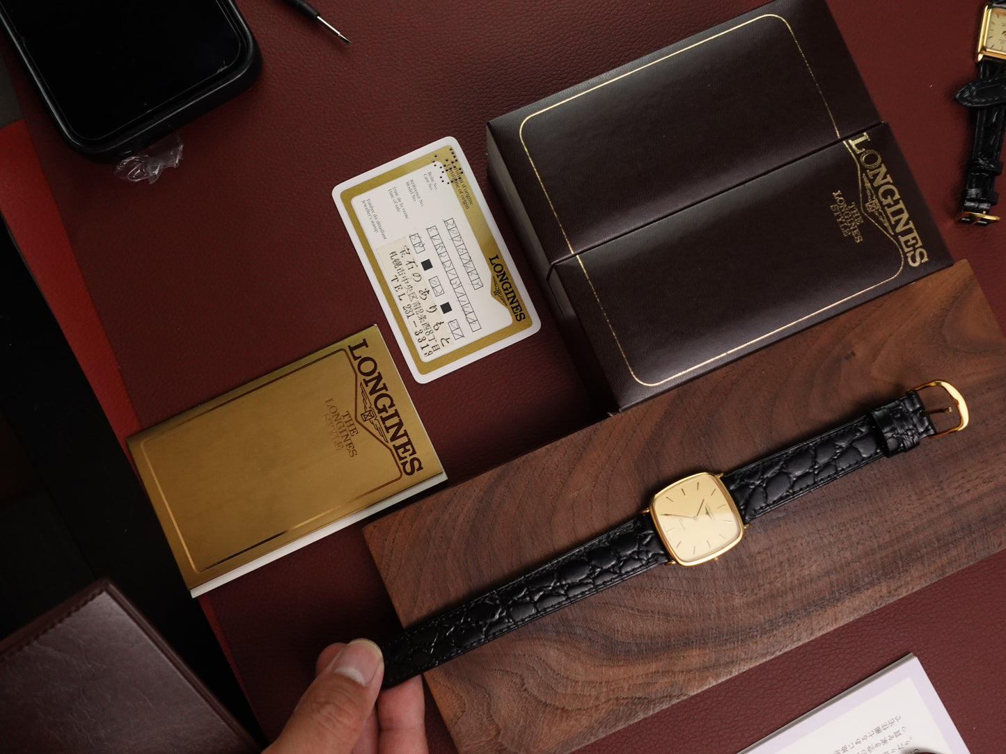 Longings Ultra-slim Cushion case Quartz in Full Set (papers, box)