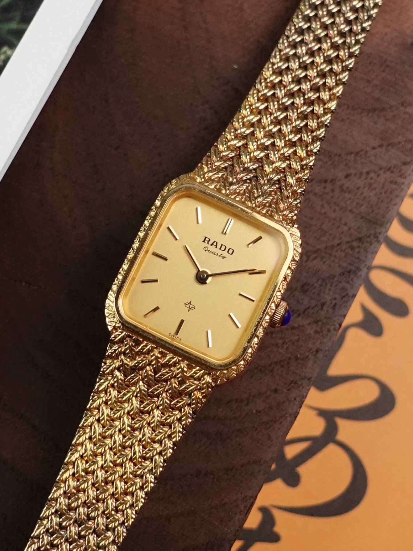 Ladies Rado Tank with integrated bracelet Quartz