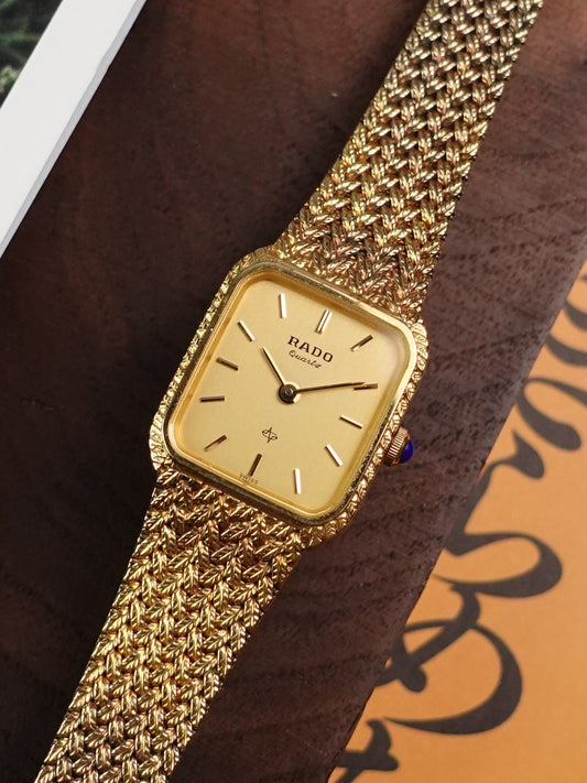 Ladies Rado Tank with integrated bracelet Quartz