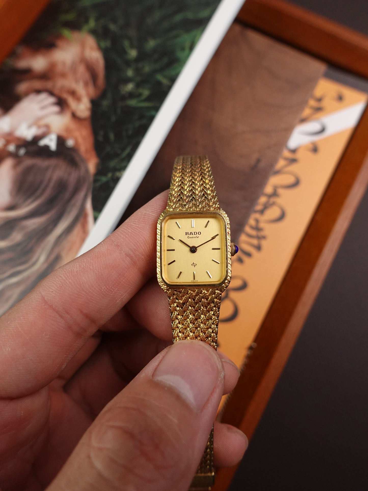 Ladies Rado Tank with integrated bracelet Quartz