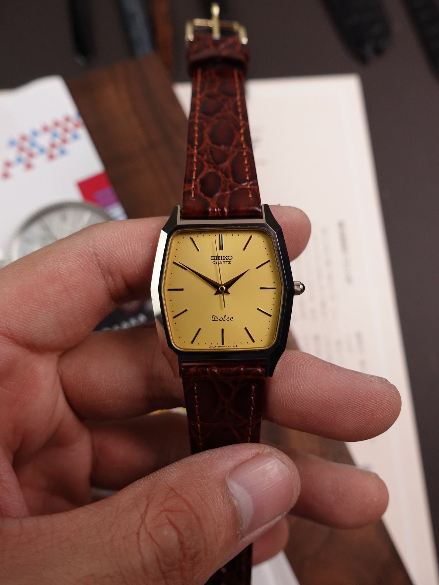 Seiko Dolce octa NSAG scratch resistant case 6030-5480