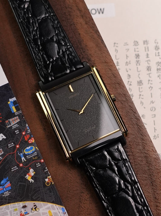 Seiko Dolce Black ceramic 2-tone with satin dial 1221-5260