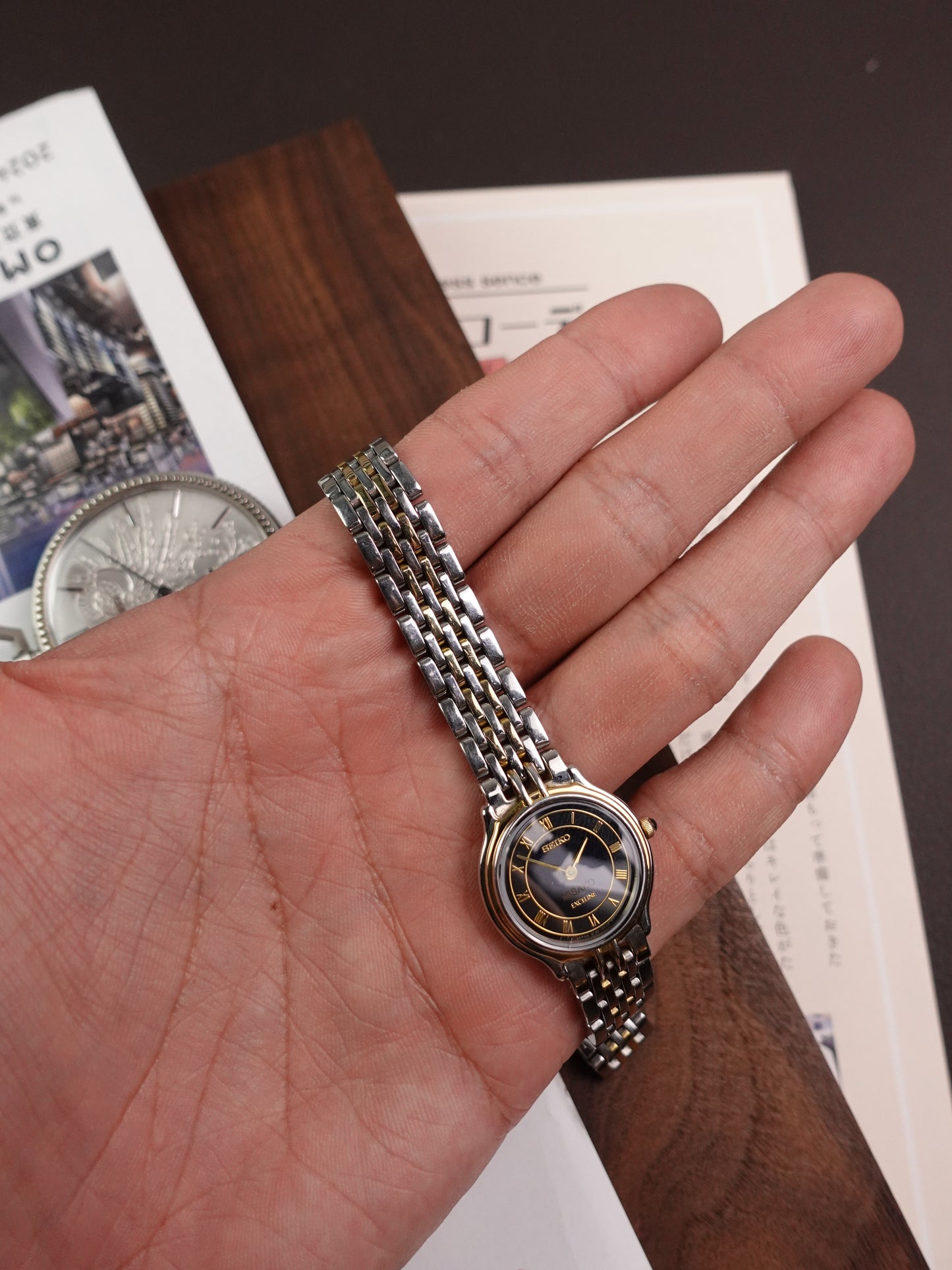 Ladies Seiko Exceline Multi-link bracelet MISAKO edition full set