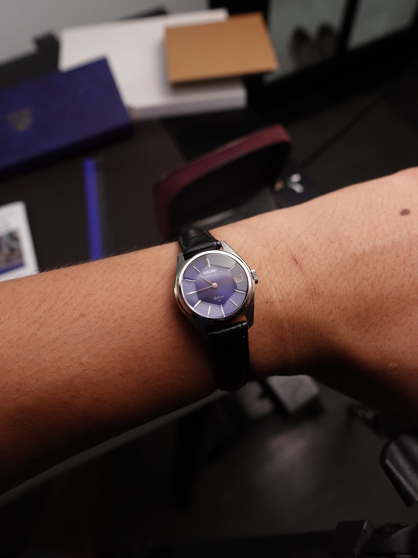 Seiko Belfina Manual winding with pristine Faceted Glass Condition