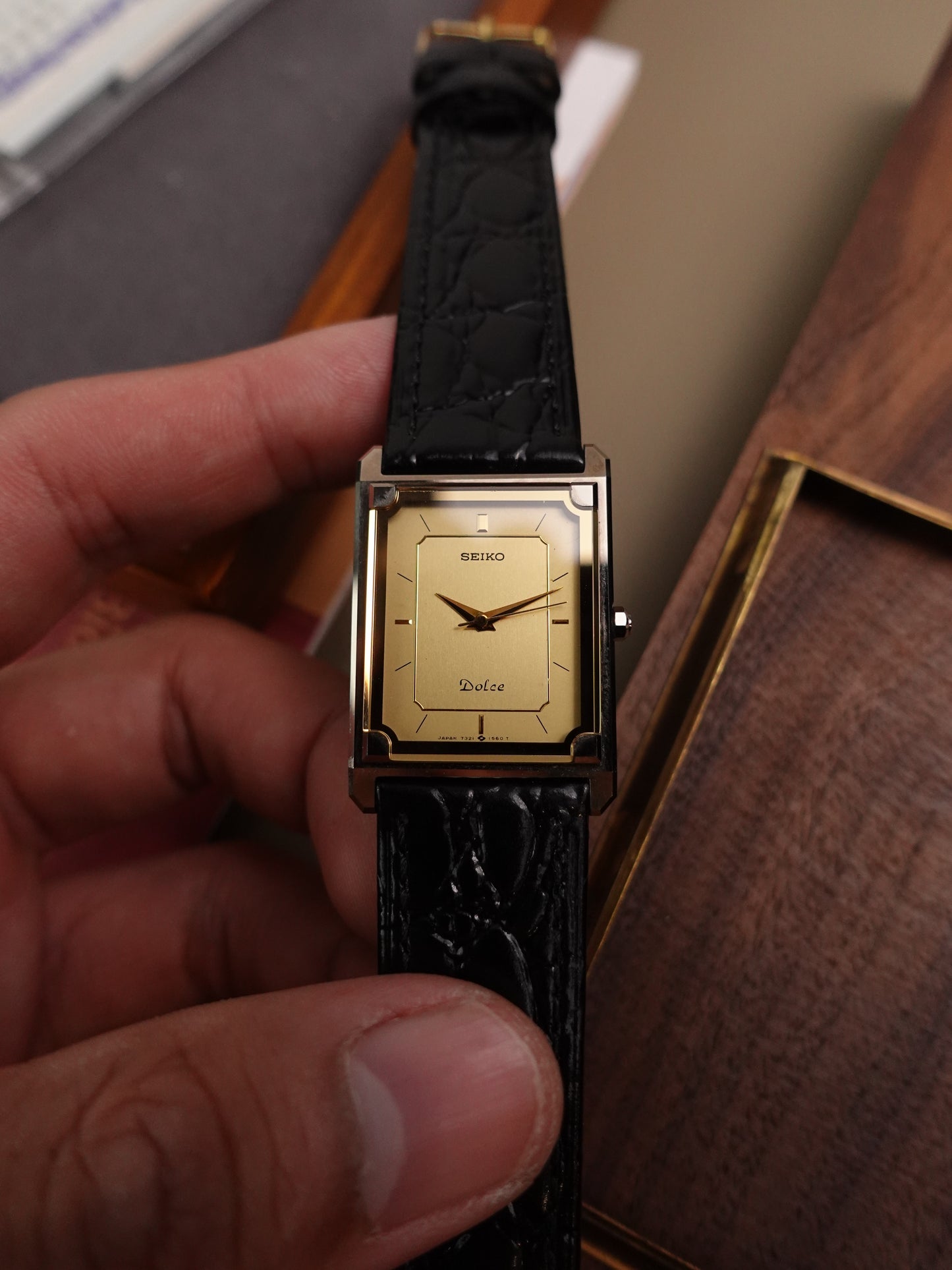 Seiko Dolce Sector-Dial with Tungsten Carbide Case 7321-5990