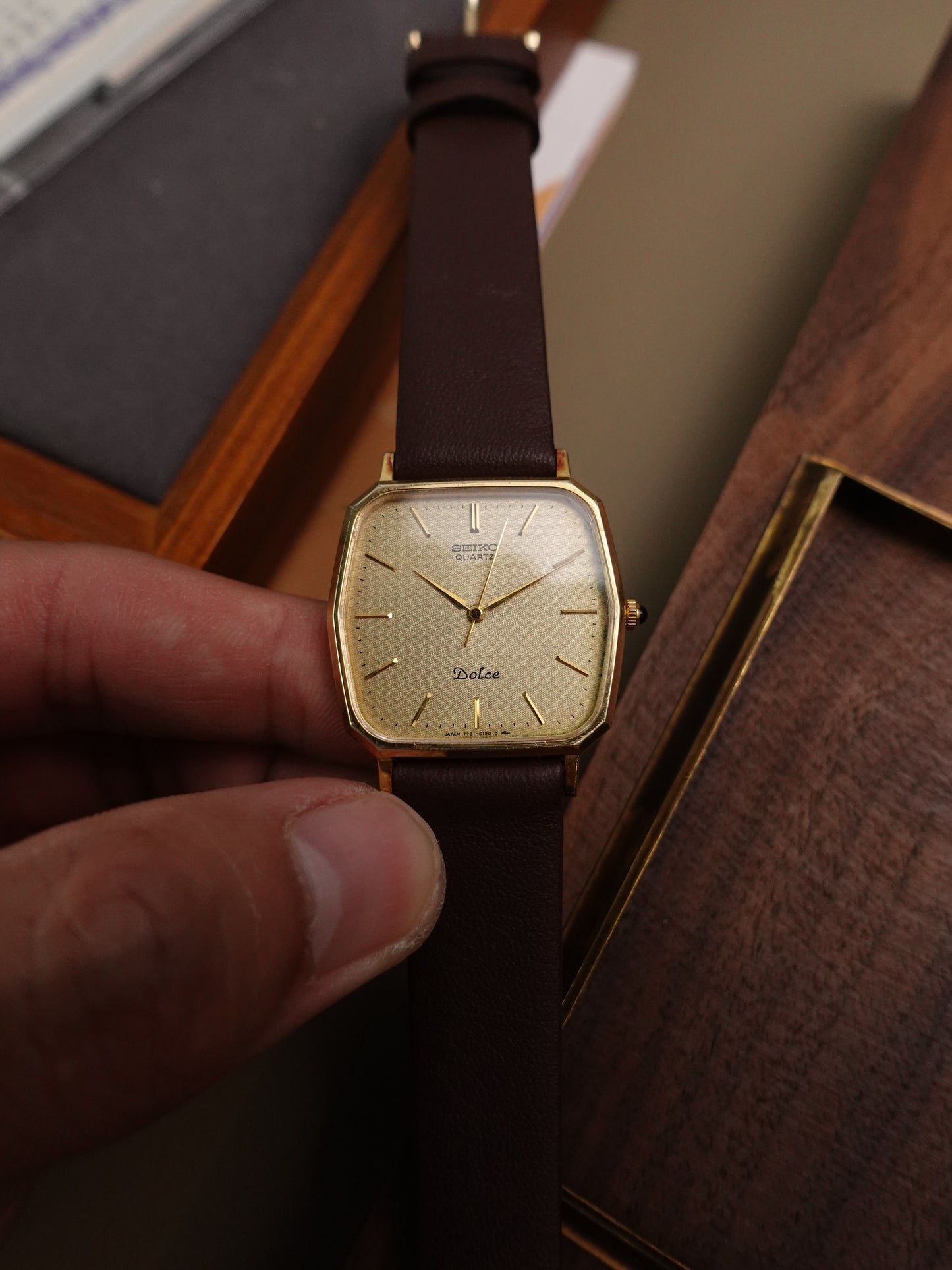 Seiko Dolce Hexa with Tapestry dial 7731-5120
