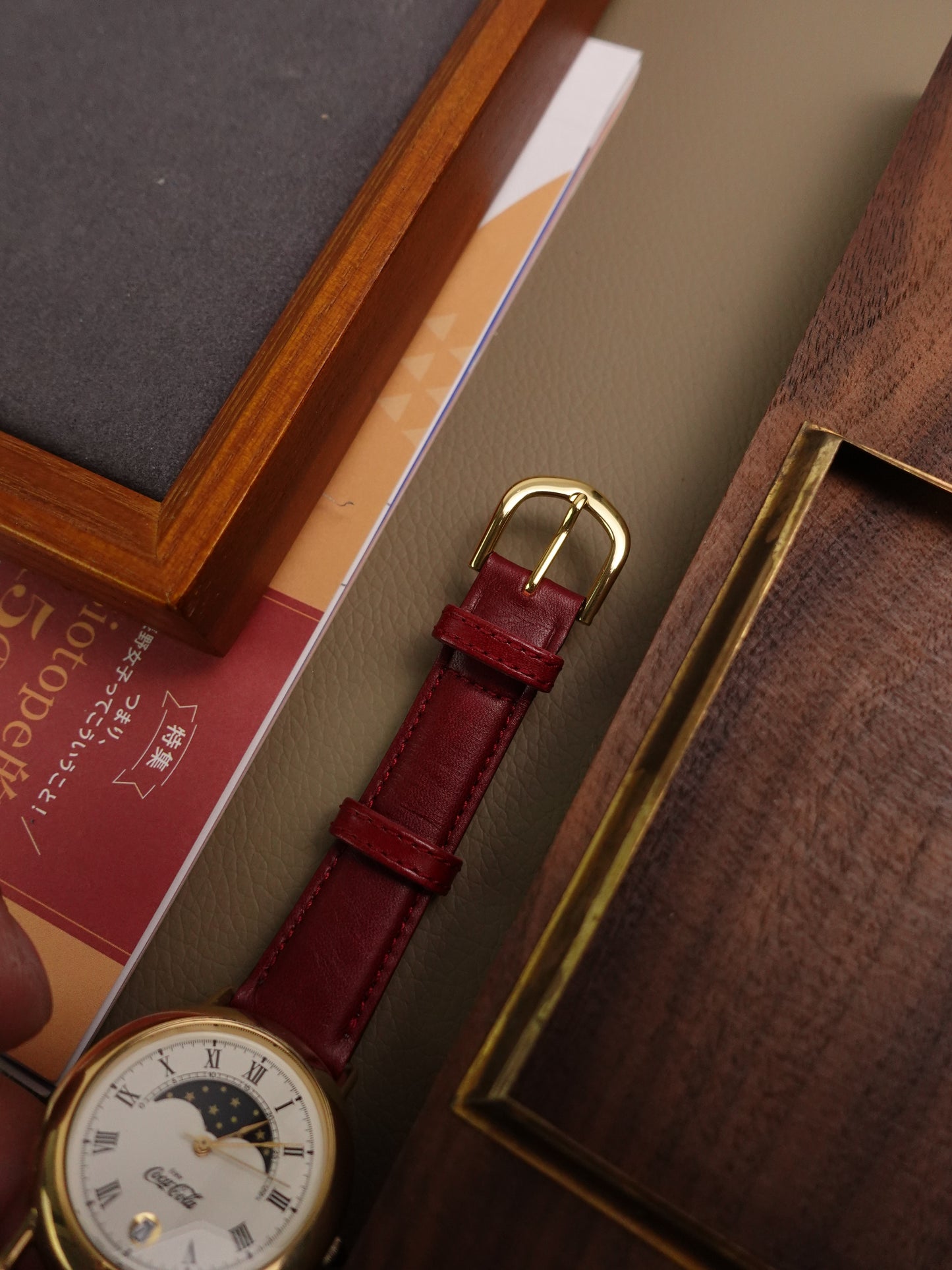 Seiko Alba Moonphase "Coca-Cola" Stamped  VX-38-6060