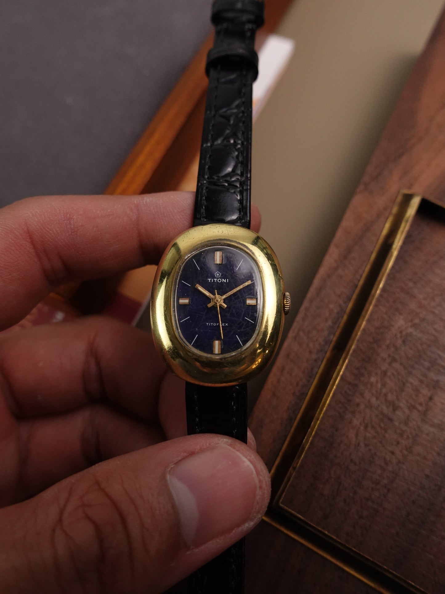 60s Titoni "Pebble" Manual winding swiss made