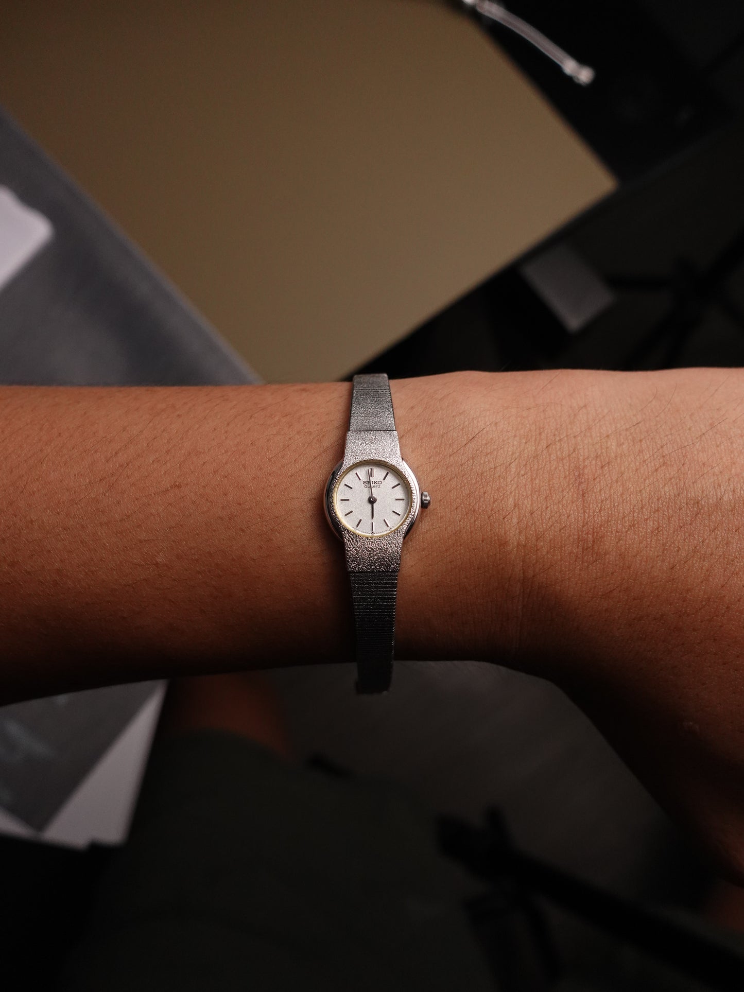 Ladies' Seiko Quartz Cut-to-size Bracelet