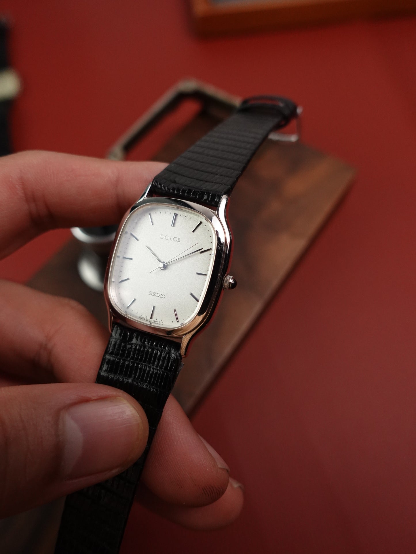 Seiko Dolce “oblong” 5E31-5B40 circa. 1990s