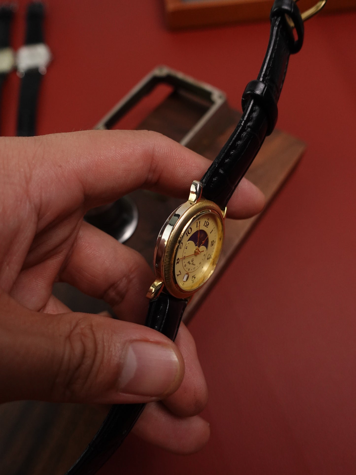 Japanese Quartz Mary Maison Moonphase