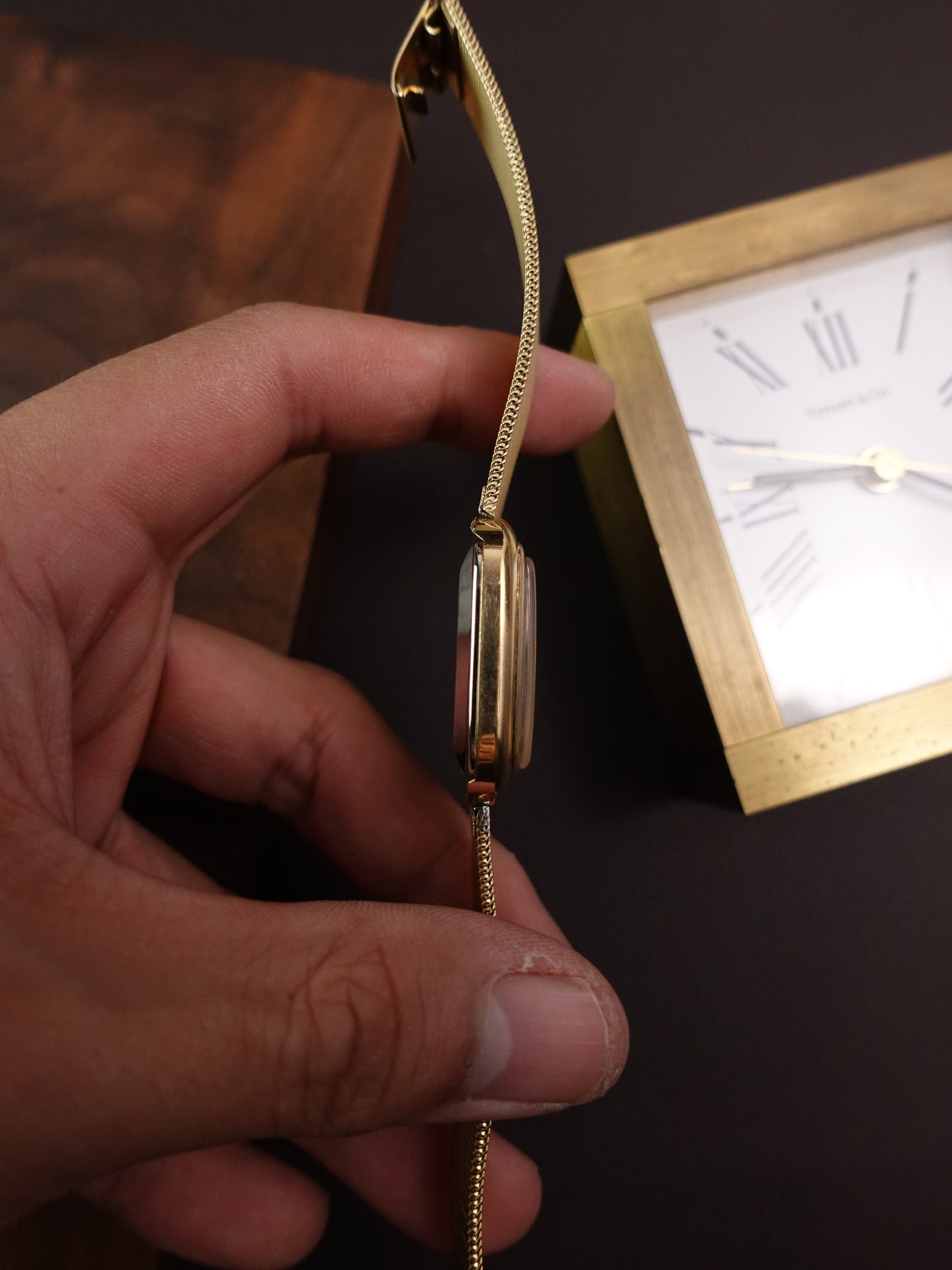 Orient Reflective Checkered Dial Manual winding W121-41100 Circa 70s