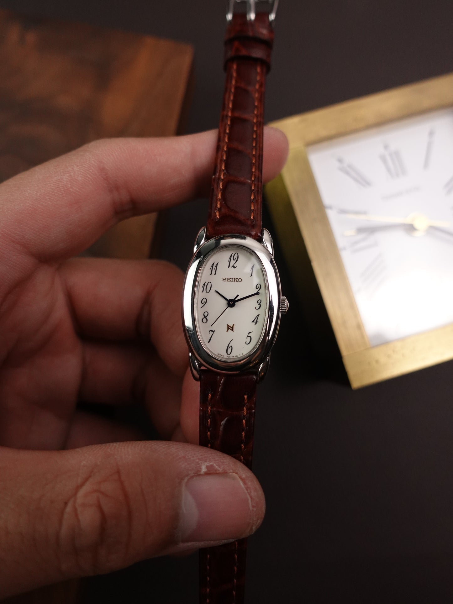 Seiko Ladies "Baignoire" in steel