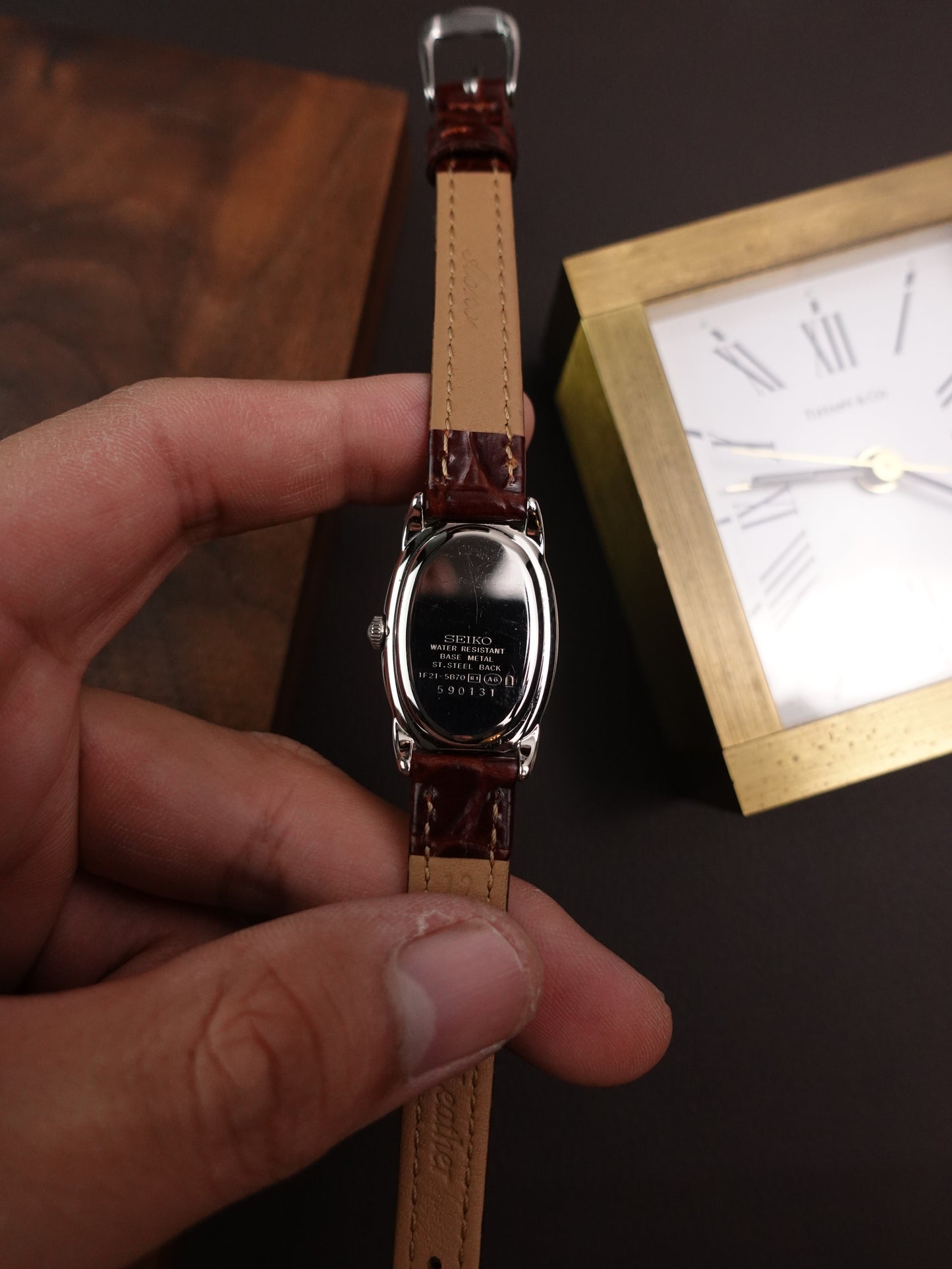 Seiko Ladies "Baignoire" in steel