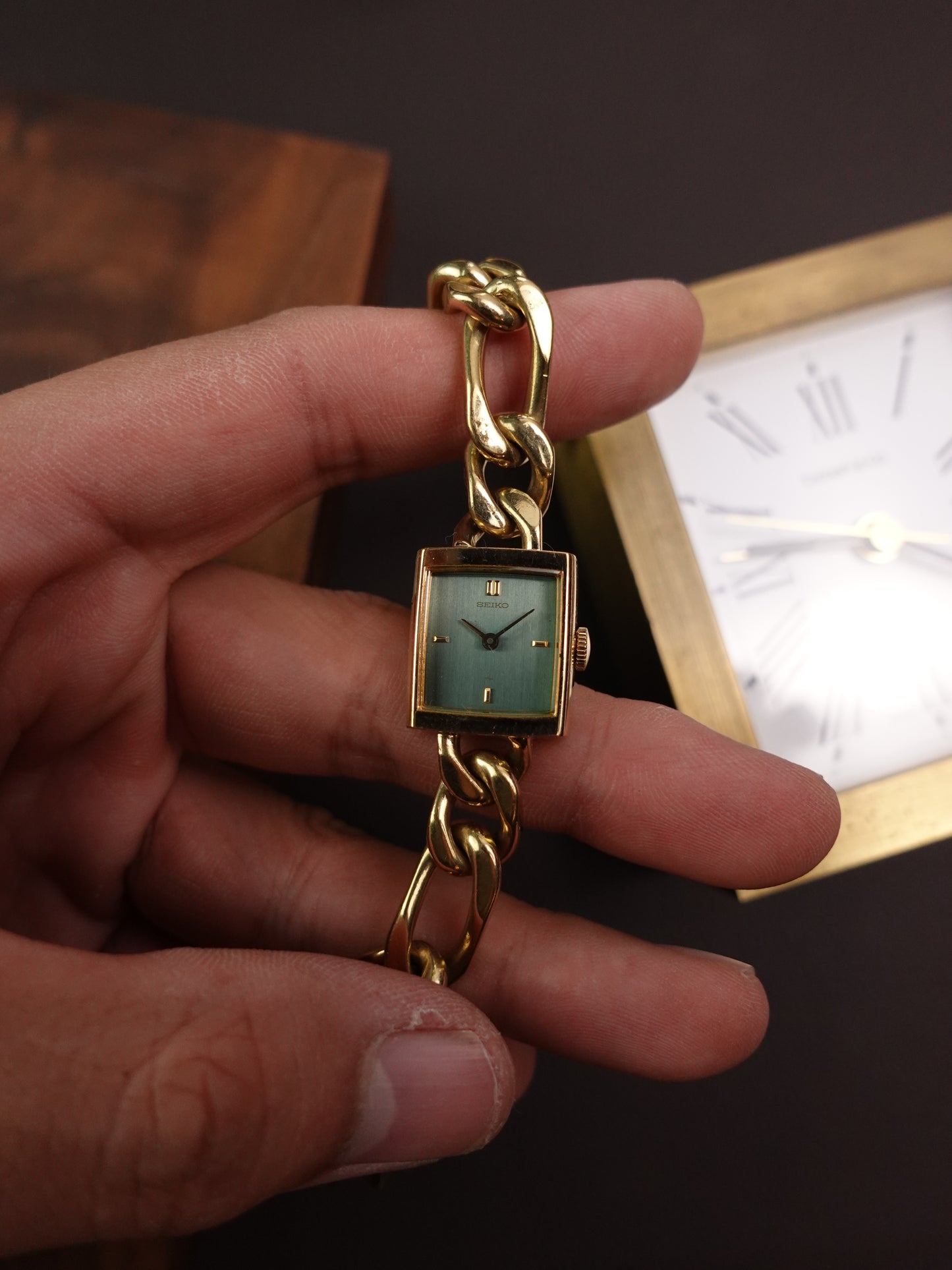 Seiko Cuban Chain Manual winding. 11-5280